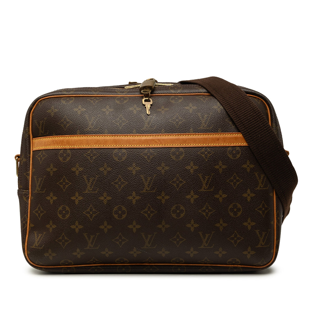 Louis Vuitton Monogram Reporter GM — Brown