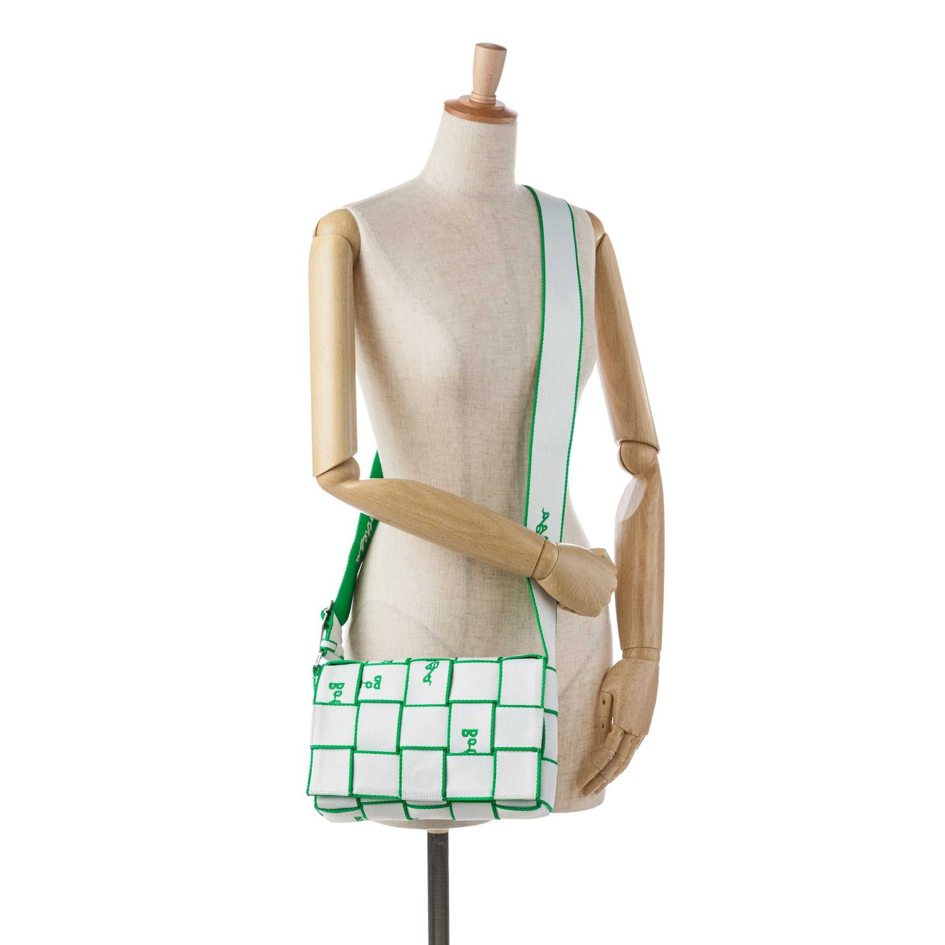 Bottega Veneta Canvas Intrecciato Webbing Cassette Crossbody