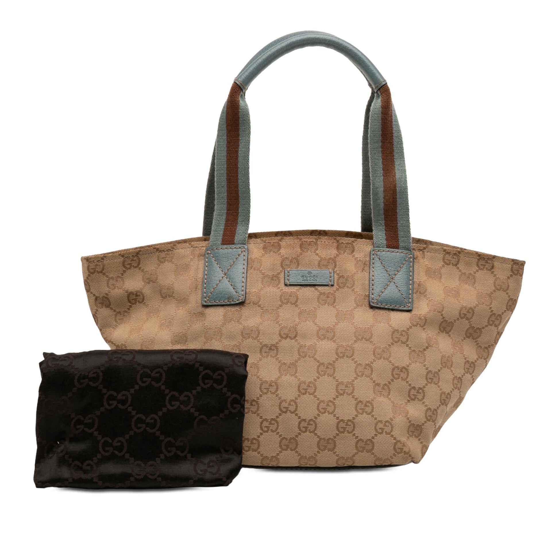 Gucci GG Canvas Web Tote