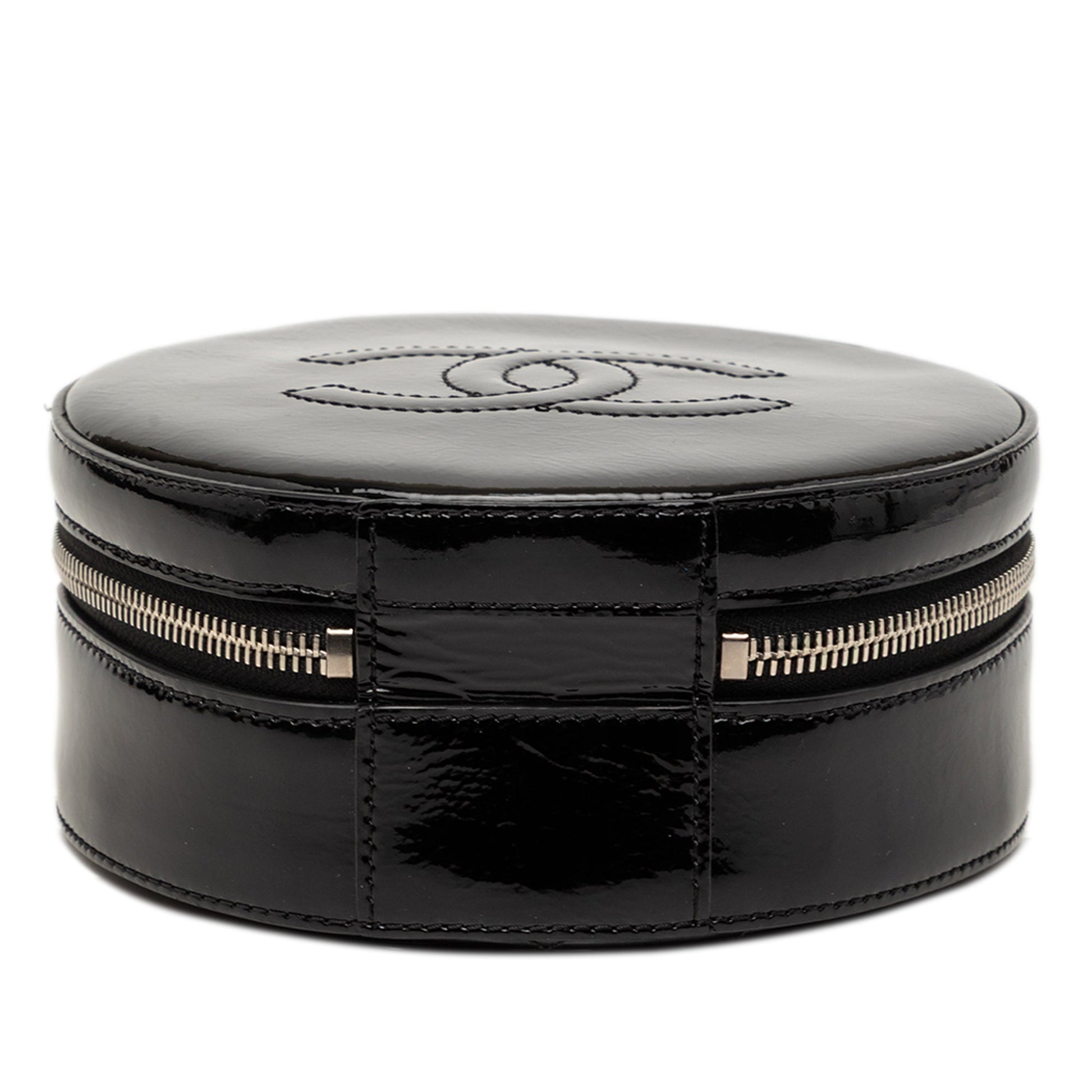 Chanel Patent Round As Earth Bag