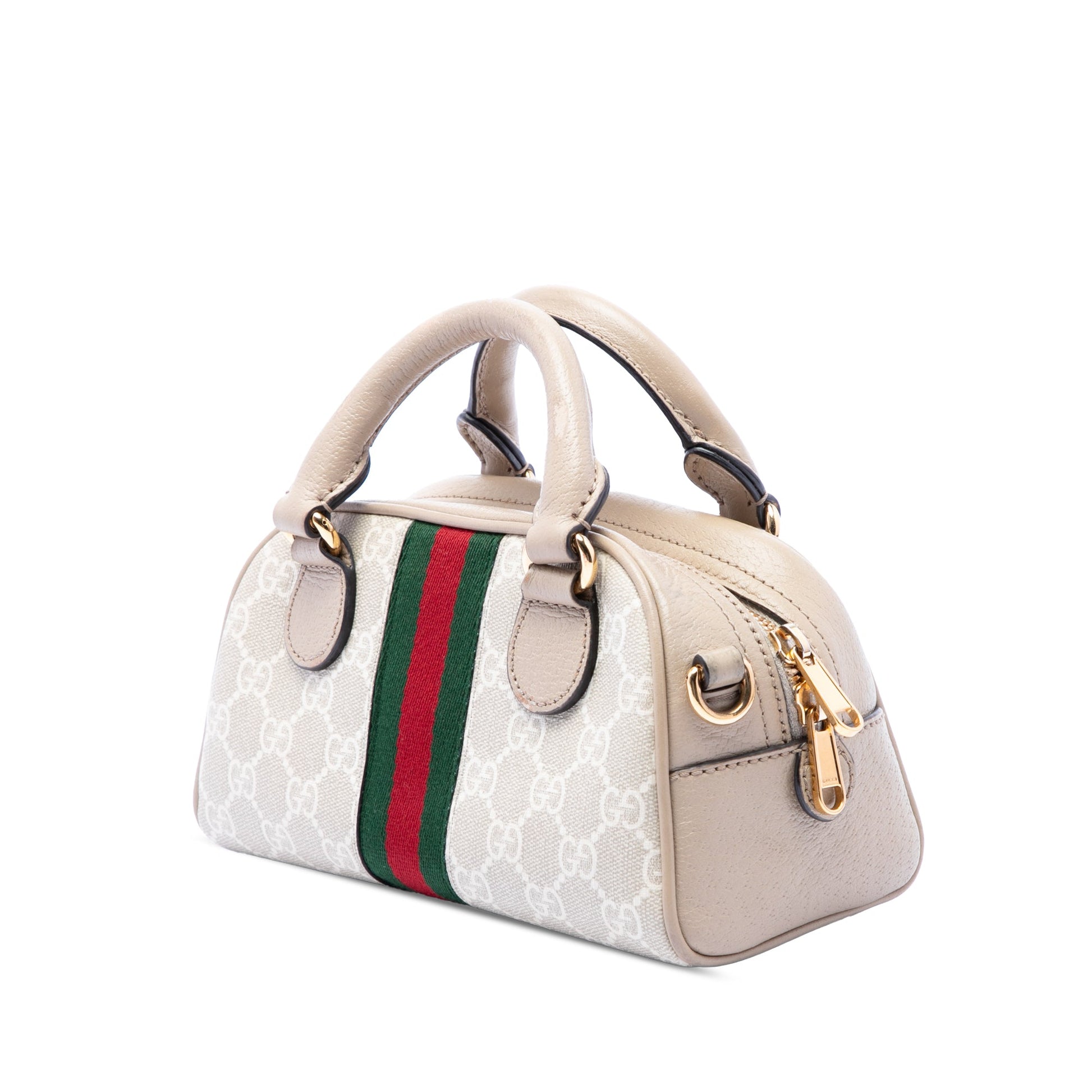 Gucci Mini GG Supreme Web Ophidia Satchel
