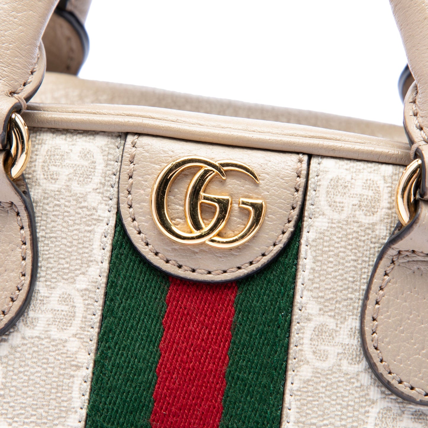 Gucci Mini GG Supreme Web Ophidia Satchel
