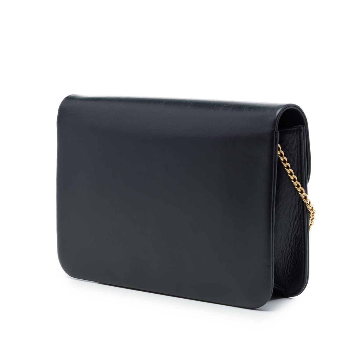 Dior Leather Chain Crossbody — Black