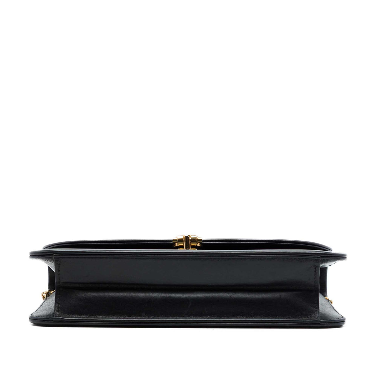 Dior Leather Chain Crossbody — Black