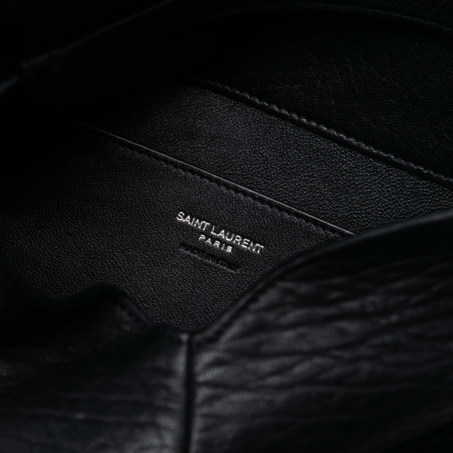Saint Laurent Lambskin Monogram Cassandre Envelope Messenger Bag