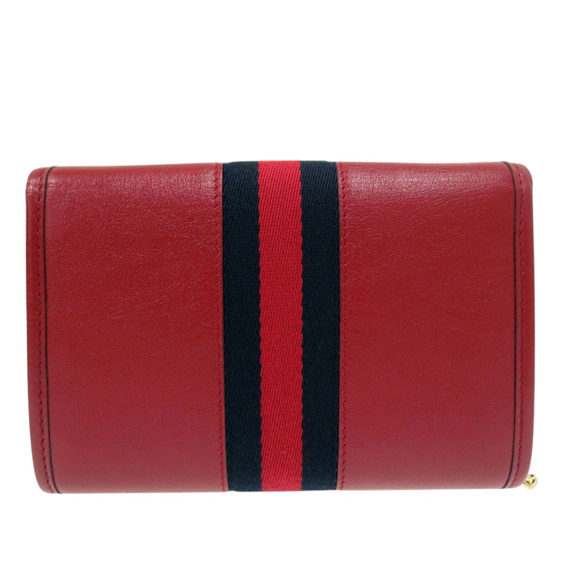Gucci Mini Calfskin Rajah Web Chain Crossbody