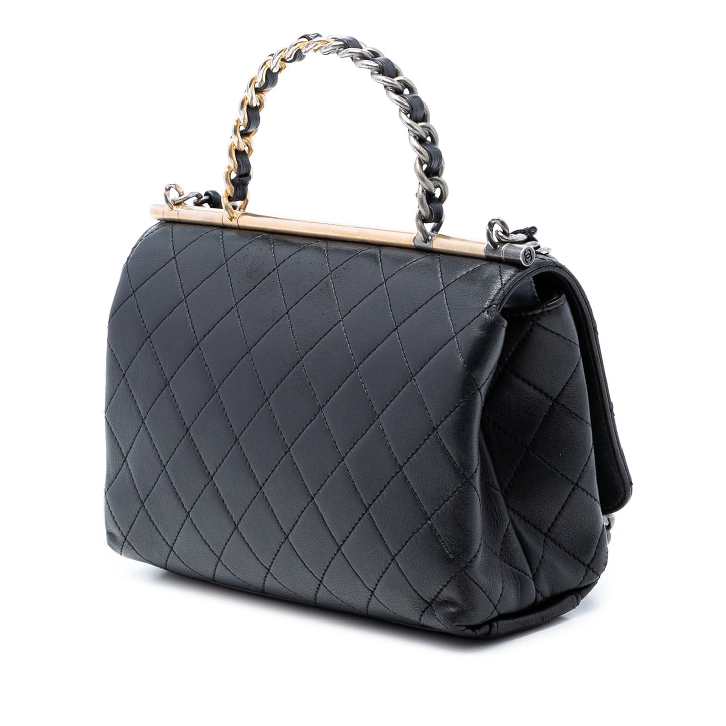 Medium Quilted Lambskin La Parisienne Flap