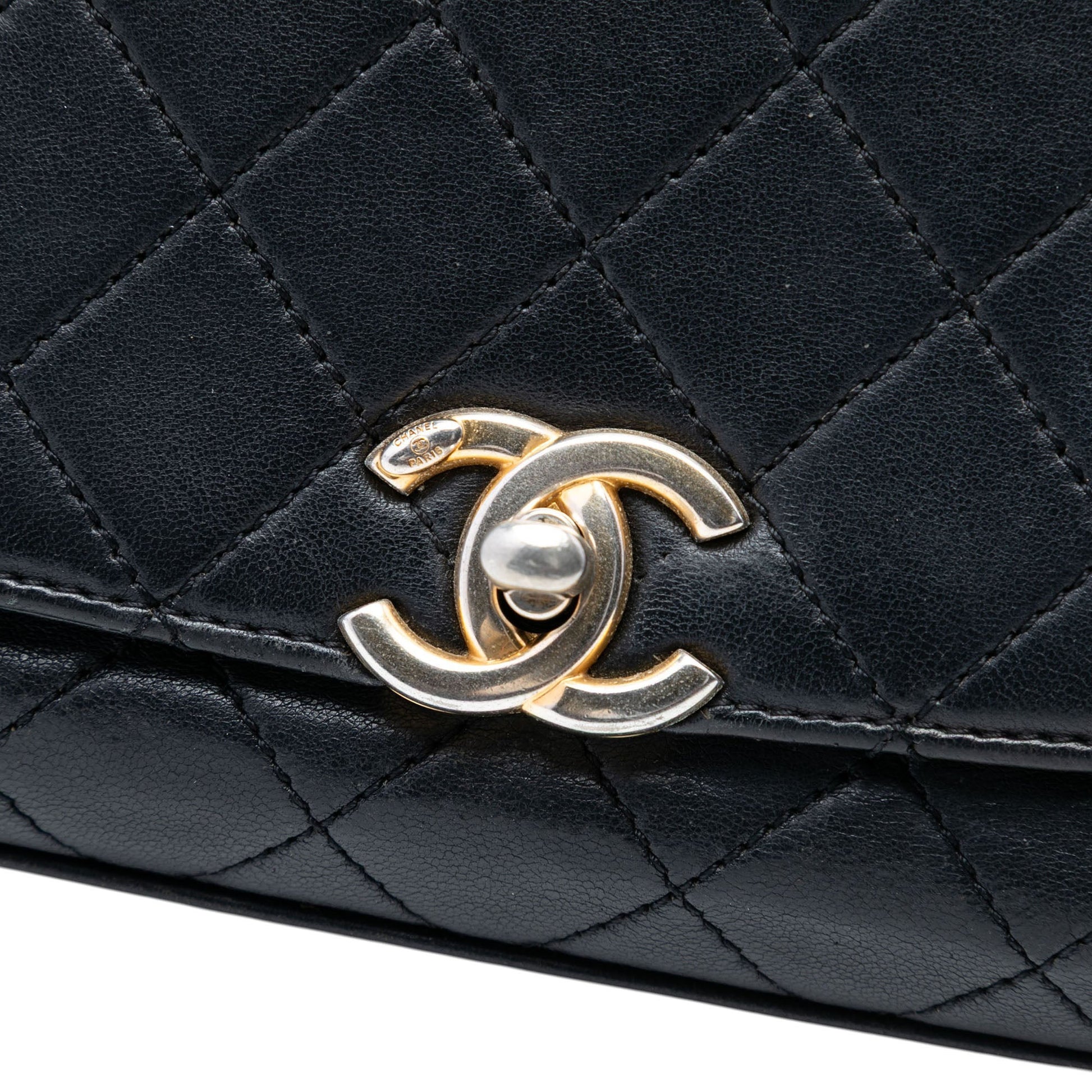 Medium Quilted Lambskin La Parisienne Flap