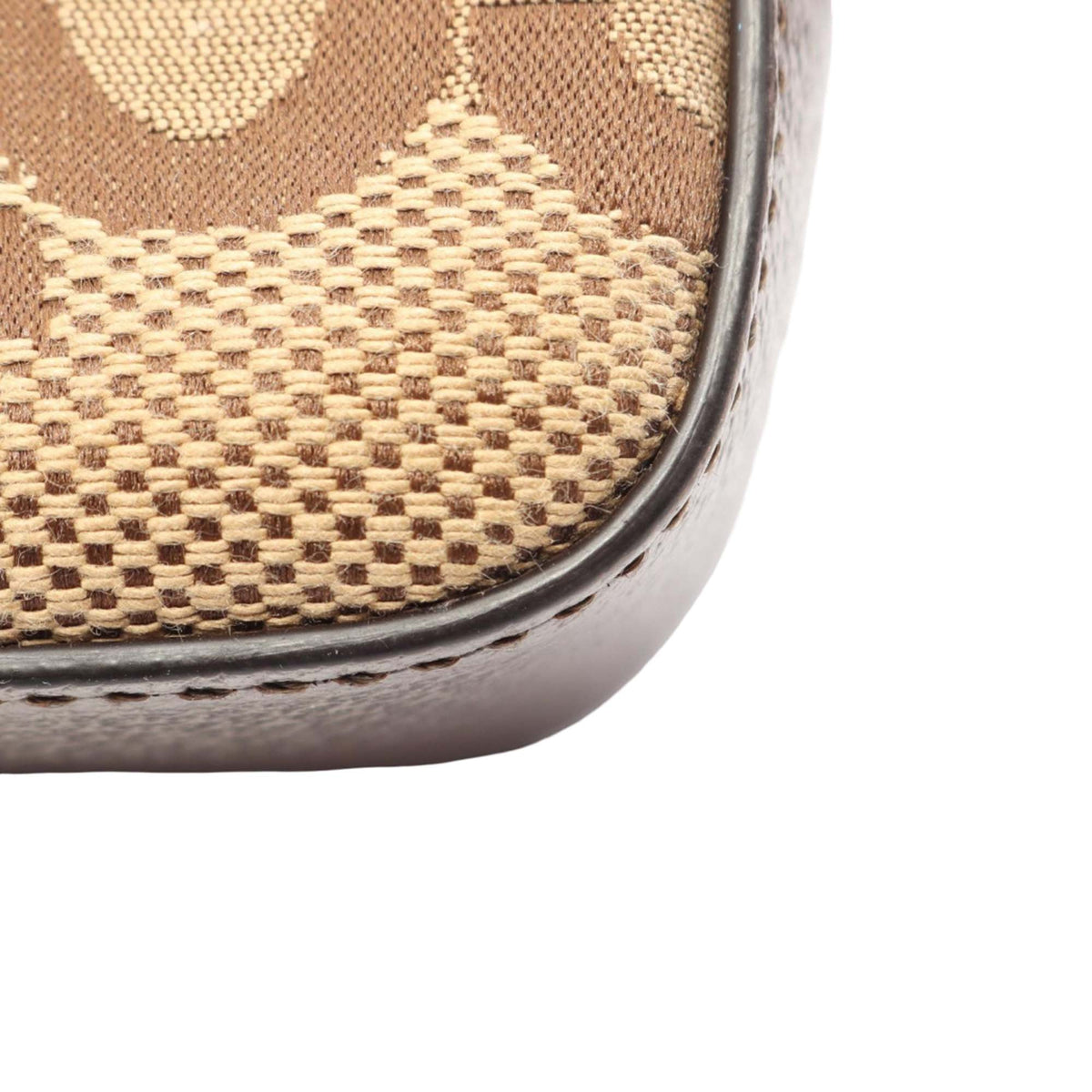 Gucci Jumbo GG Canvas Web Crossbody — Beige