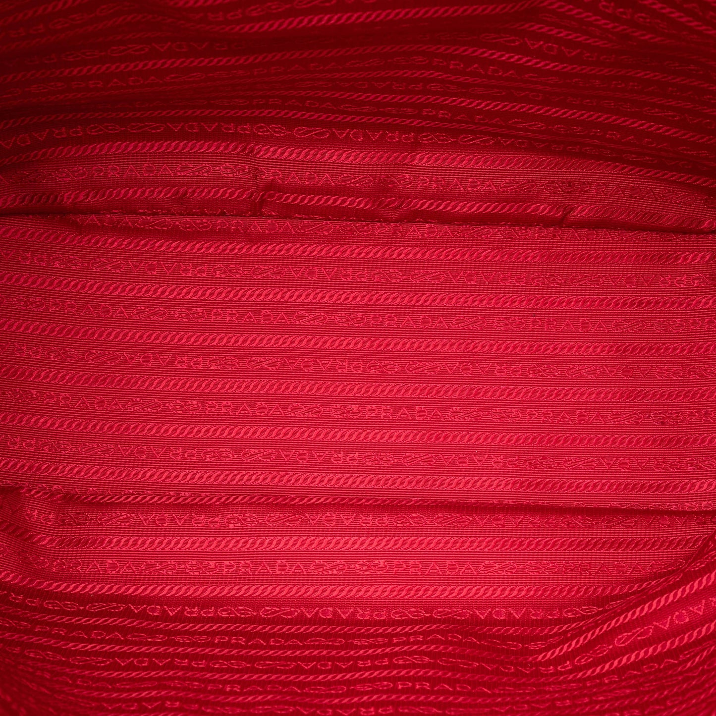 Prada Vitello Daino Side Zip Shopper Tote