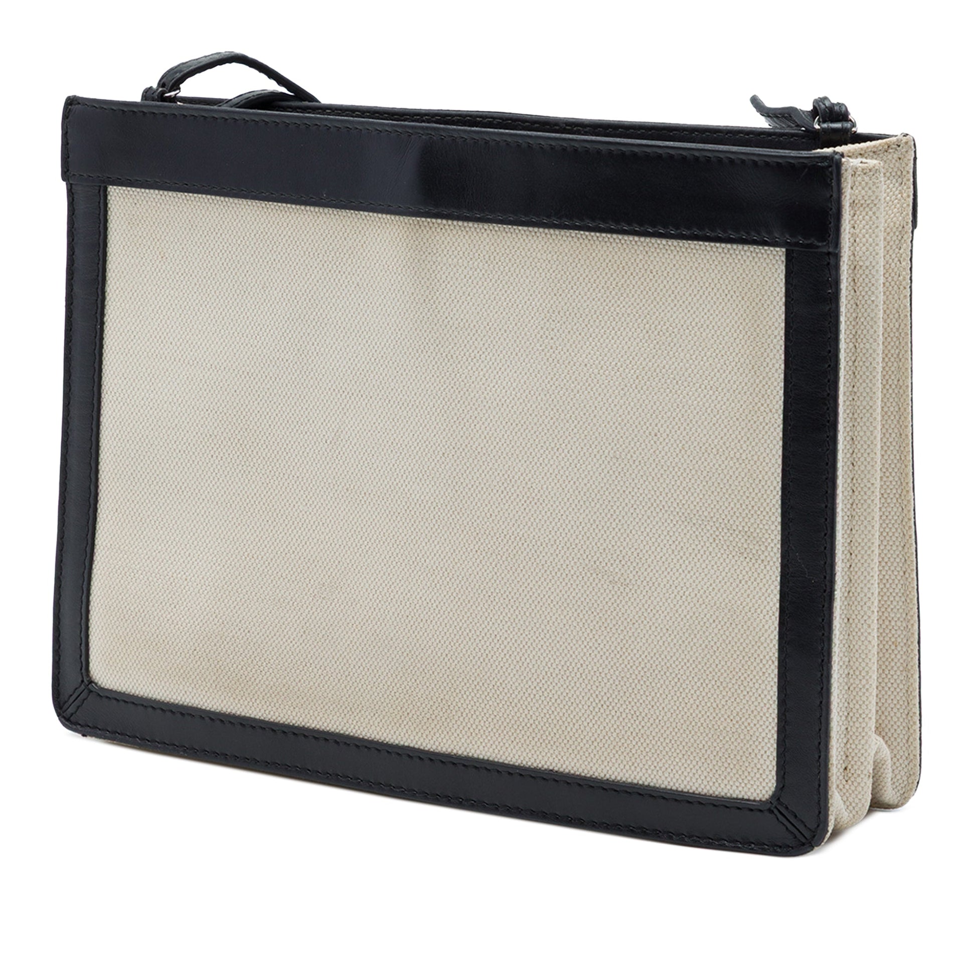 Balenciaga Canvas Navy Pochette Crossbody