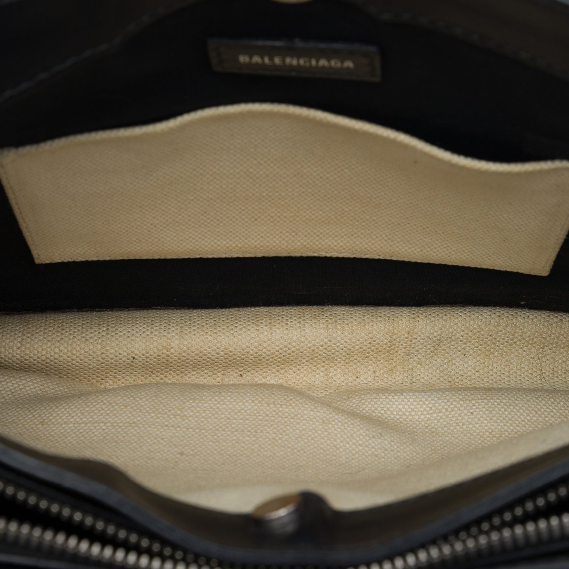 Balenciaga Canvas Navy Pochette Crossbody
