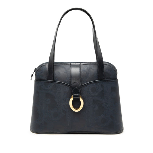 Dior Diorissimo Trotter Coated Canvas Handbag