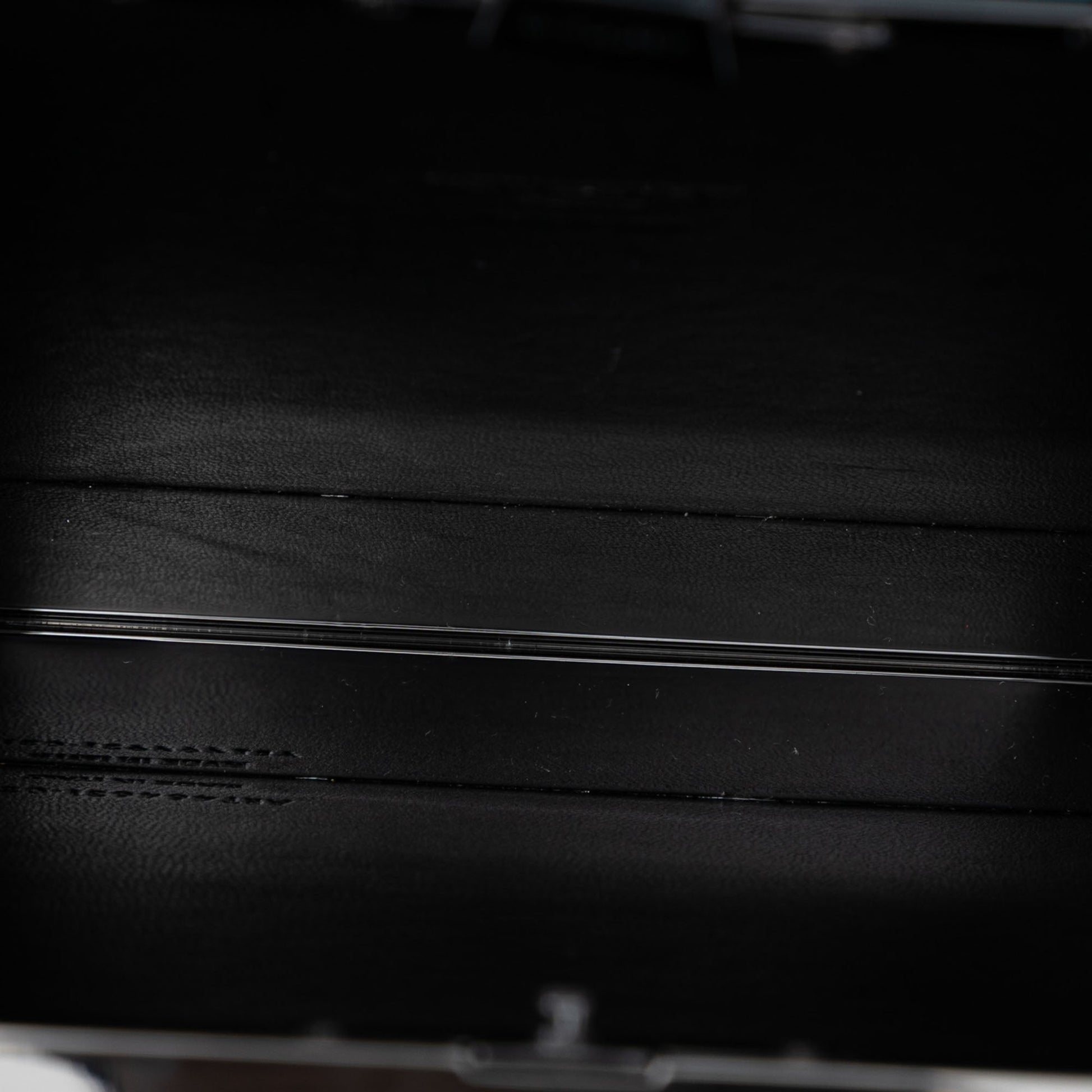 Saint Laurent Acrylic Tuxedo Box Clutch on Chain