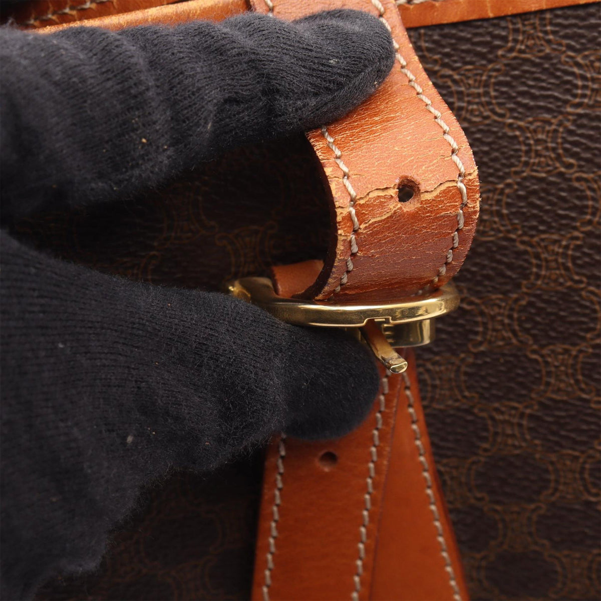 Celine Macadam Coated Canvas Tote