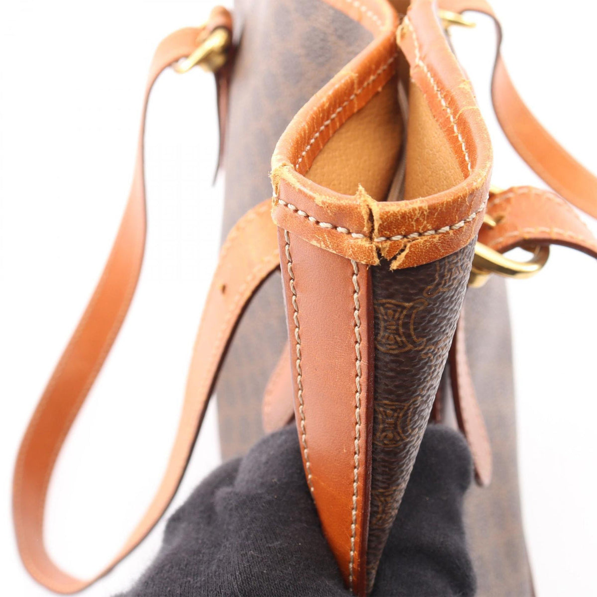 Celine Macadam Coated Canvas Tote