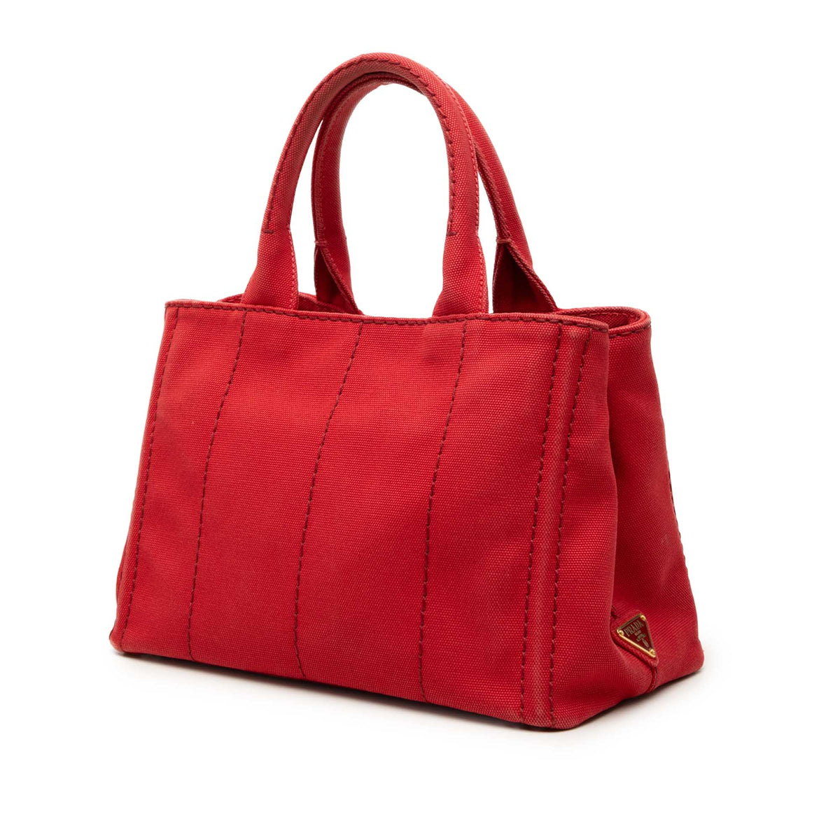 Prada Small Canvas Canapa Logo Tote