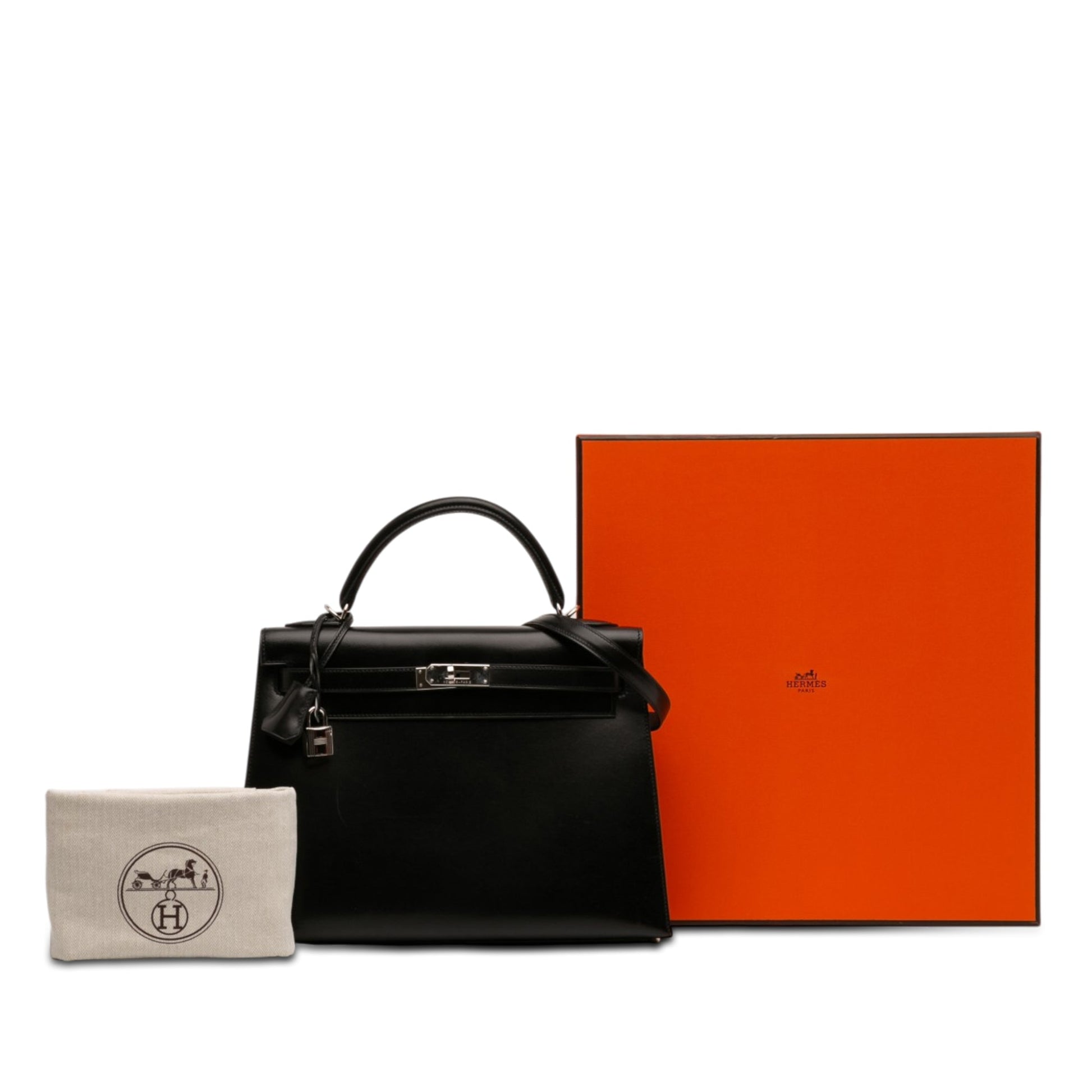 Hermès Box Calf Kelly II Sellier 32