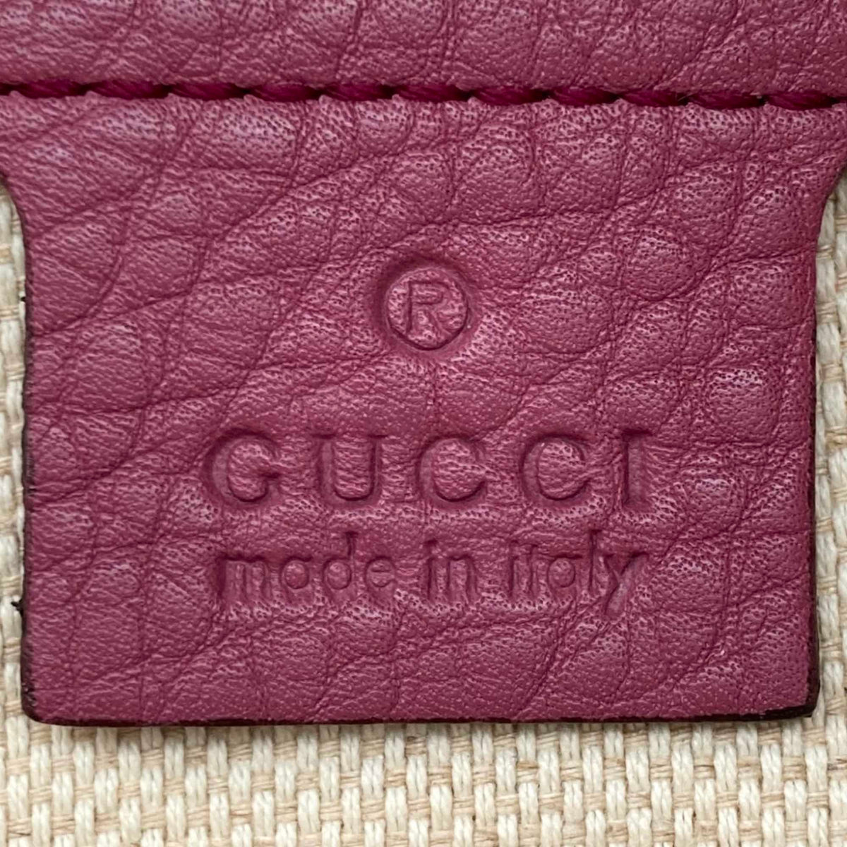 Gucci Calfskin Soho Chain Zip Shoulder Bag