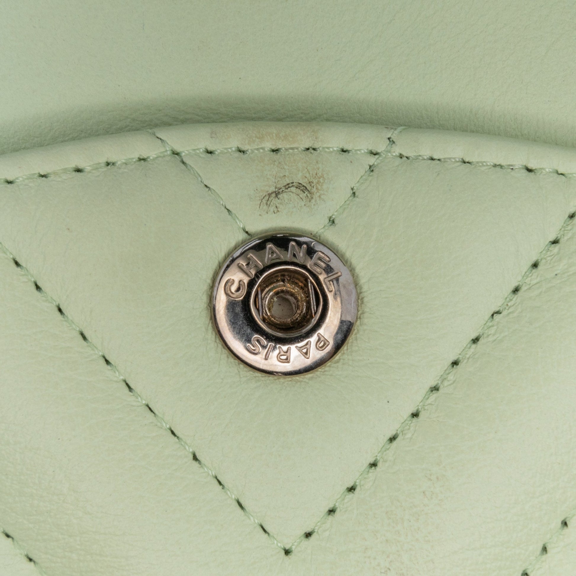 Chanel Small Classic Chevron Lambskin Double Flap