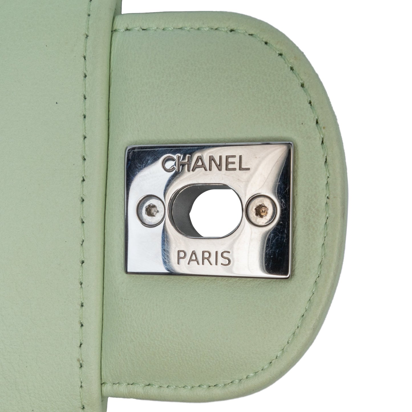 Chanel Small Classic Chevron Lambskin Double Flap