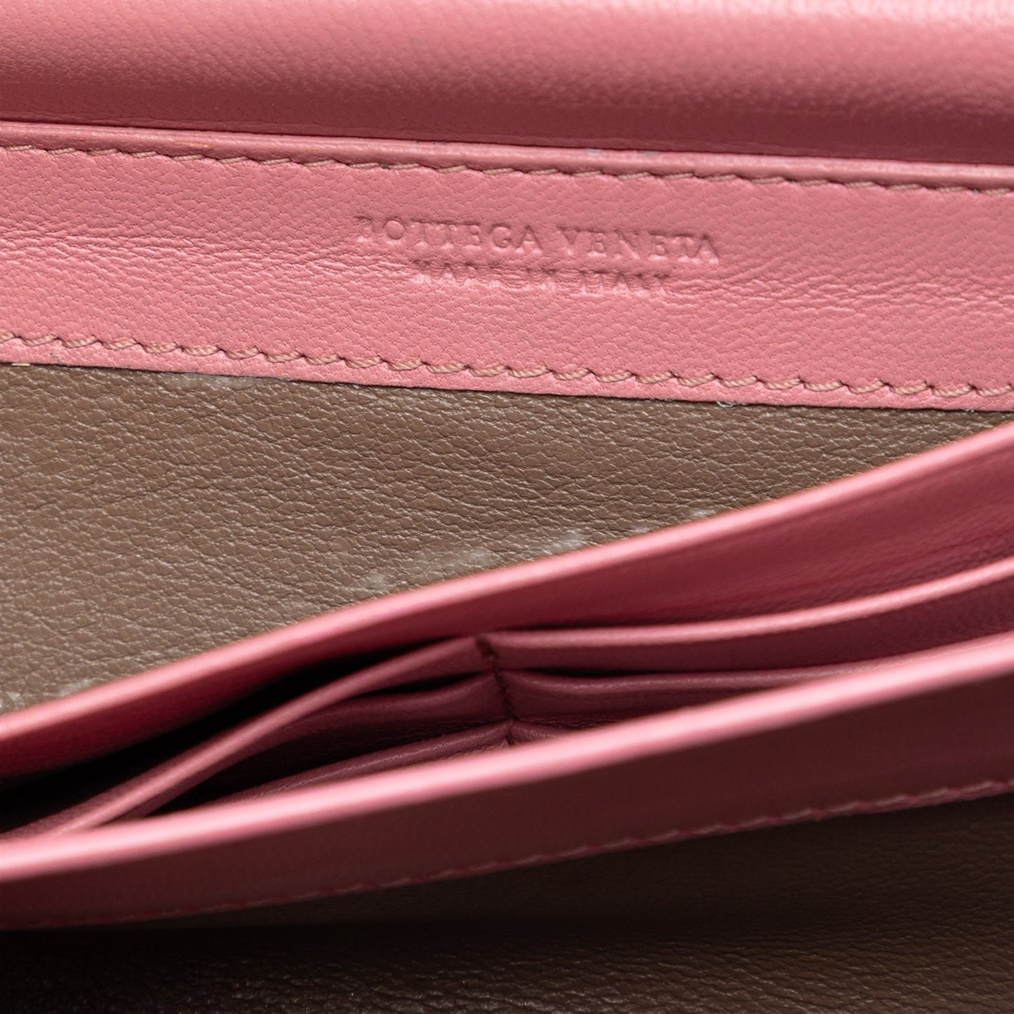 Bottega Veneta Nappa Intrecciato Continental Wallet on Chain