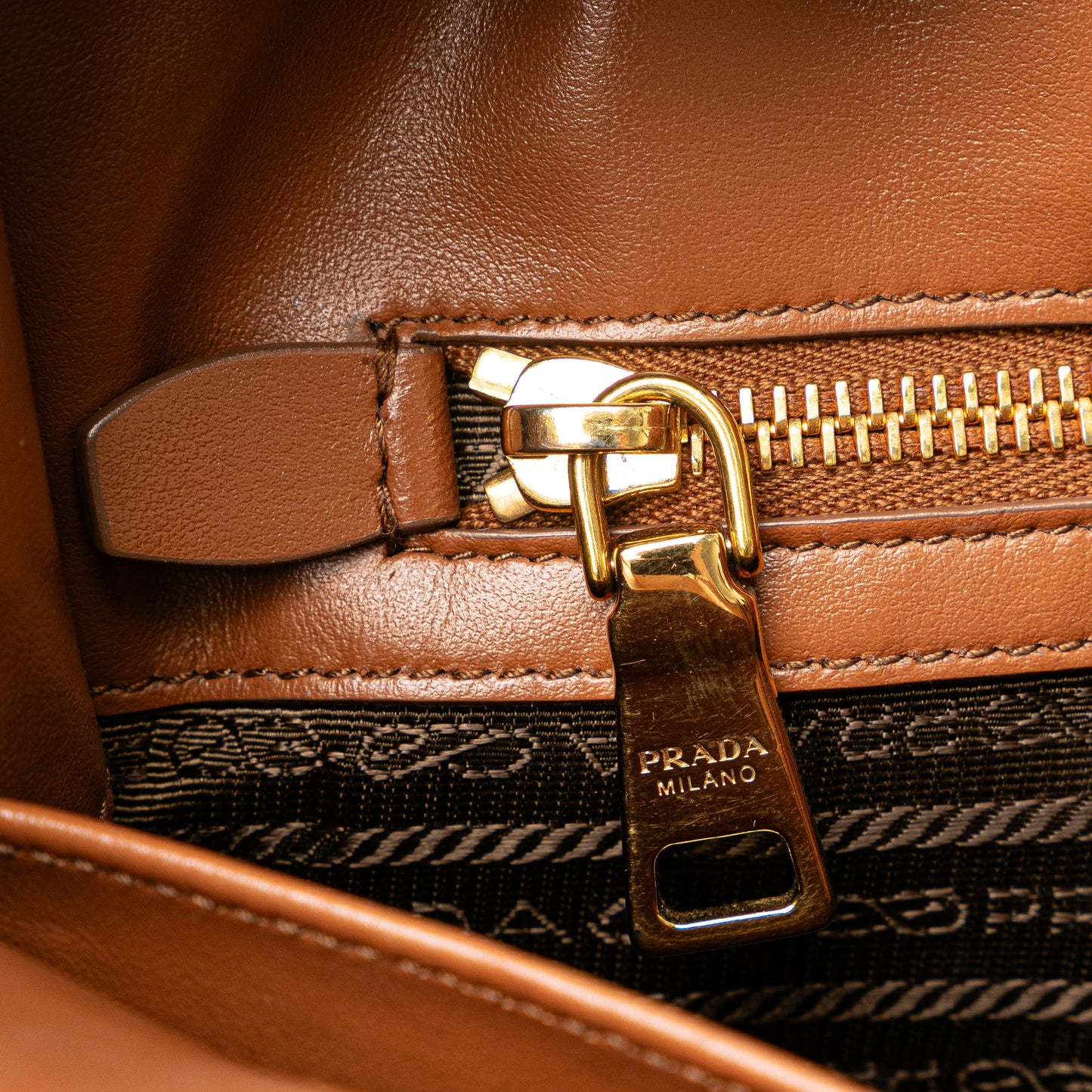 Prada Small Canvas Symbole Triangolo Satchel