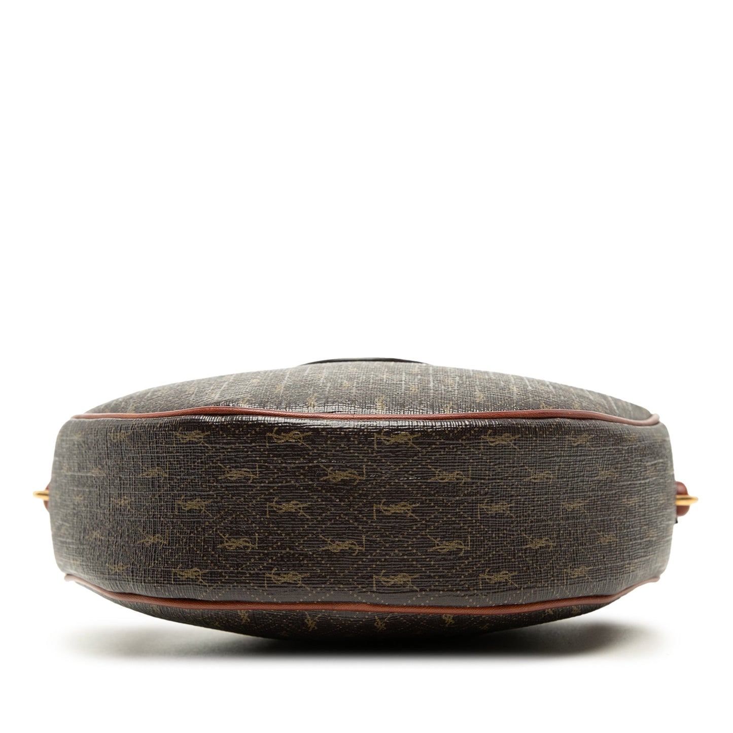 Saint Laurent Le Monogramme Coated Canvas and Leather Coeur Crossbody