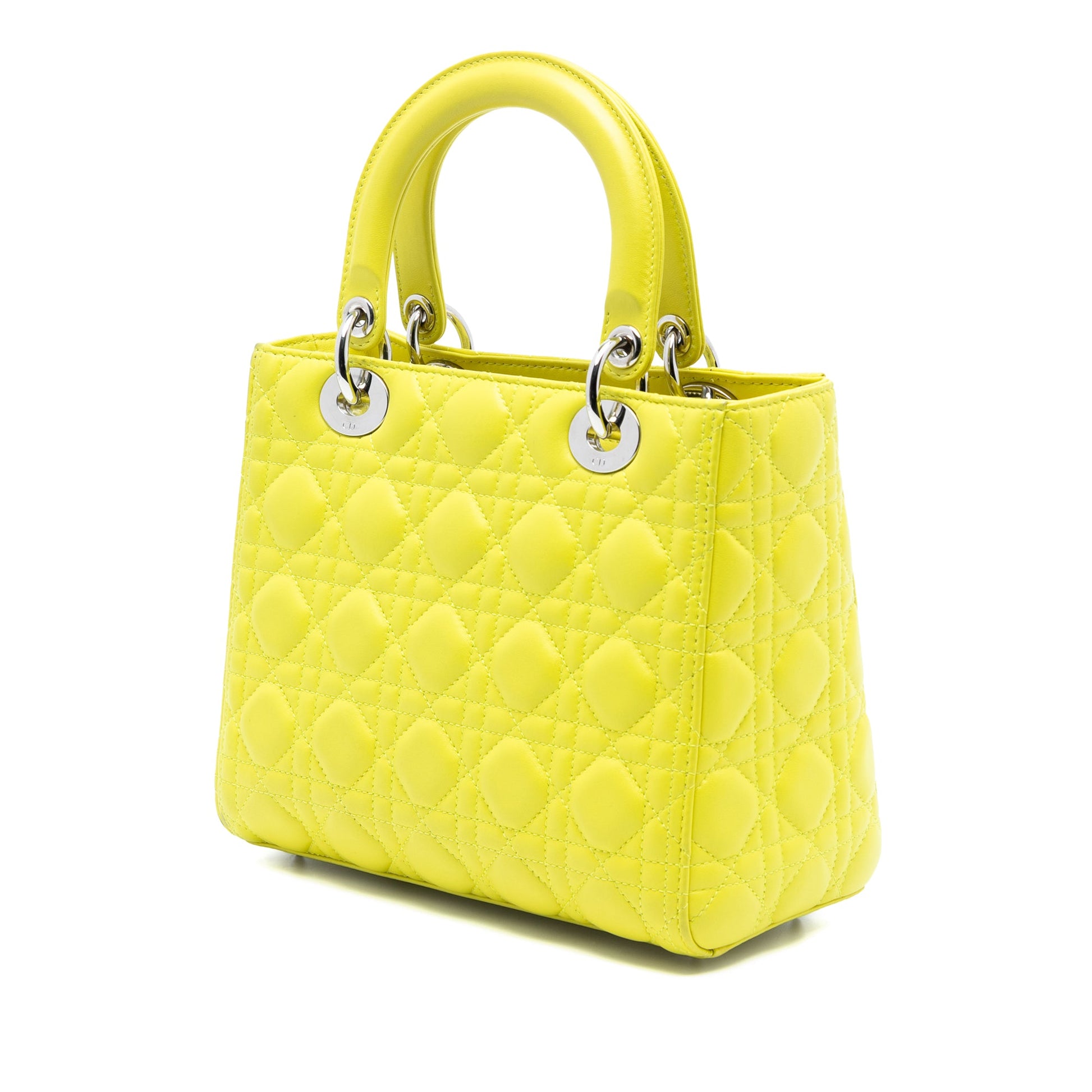 Dior Medium Lambskin Cannage Lady Dior