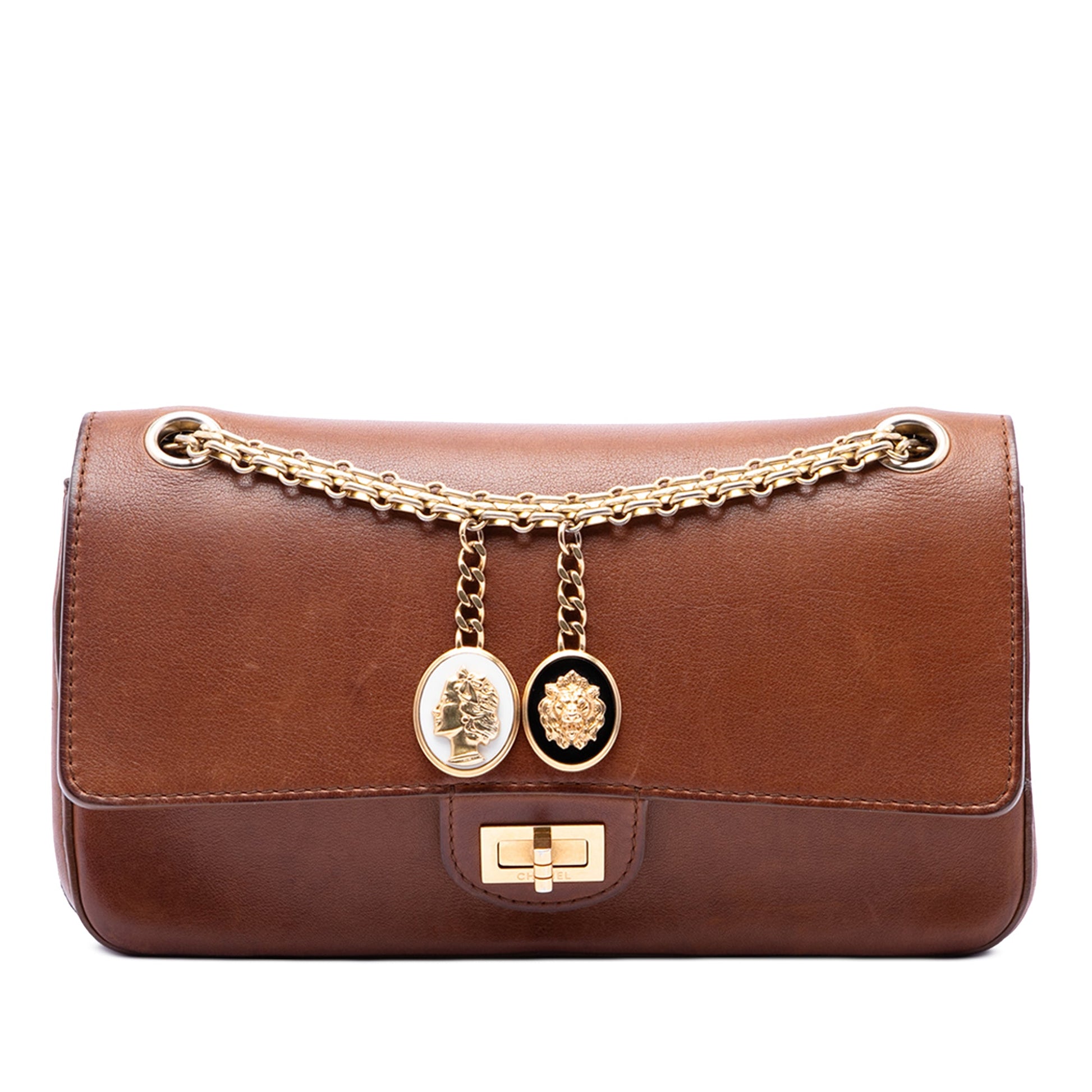 Chanel Limited Edition Calfskin Reissue 2.55 Medallion Double Flap 225
