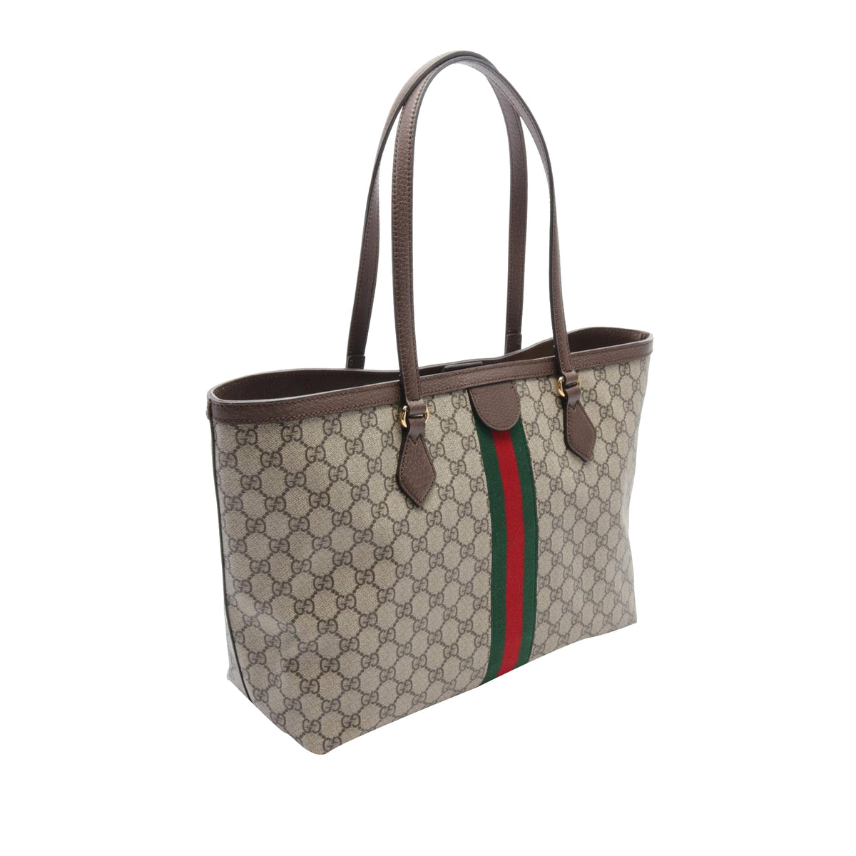 Gucci Medium GG Supreme Web Ophidia Tote
