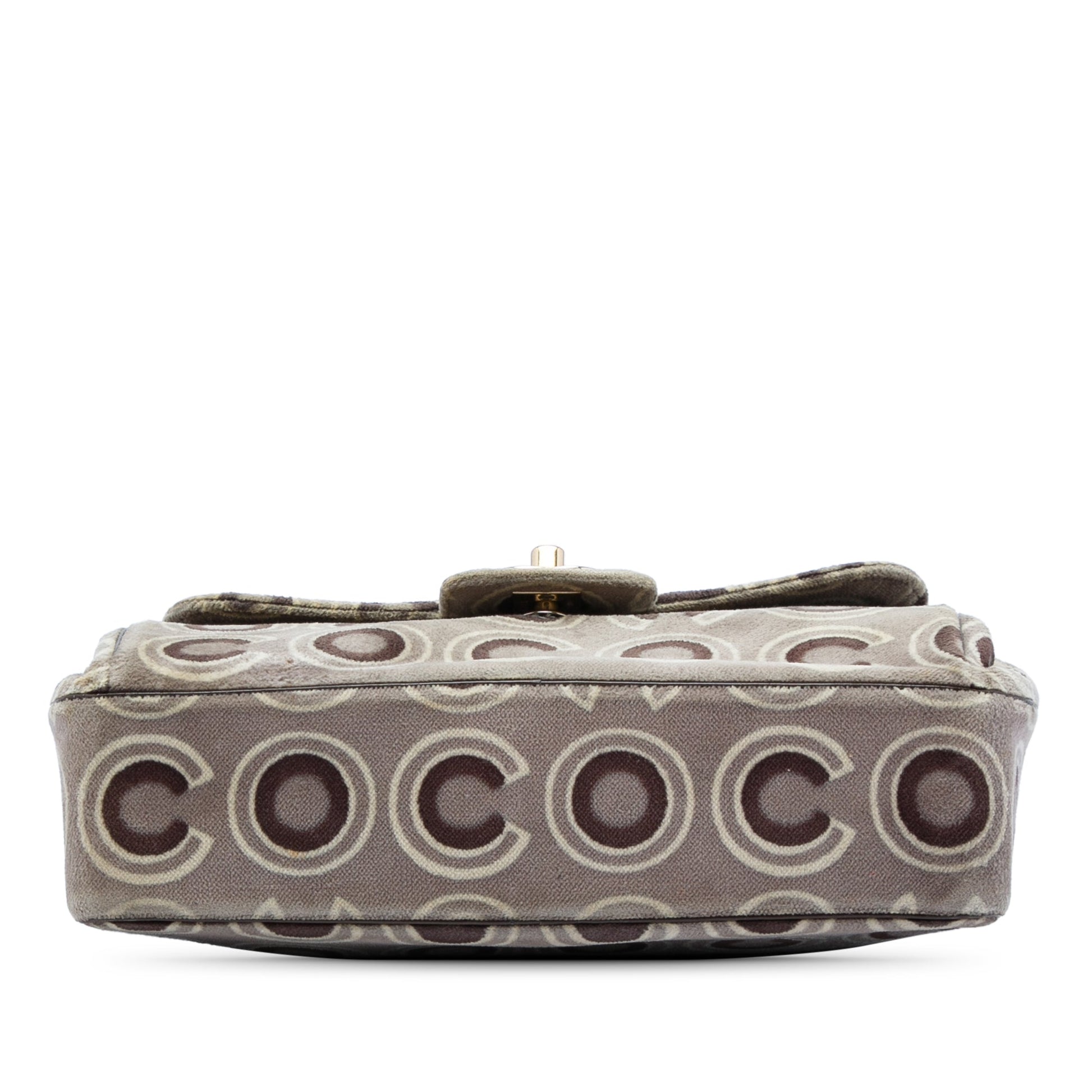 Chanel Coco Velvet Flap Box Top Handle Bag