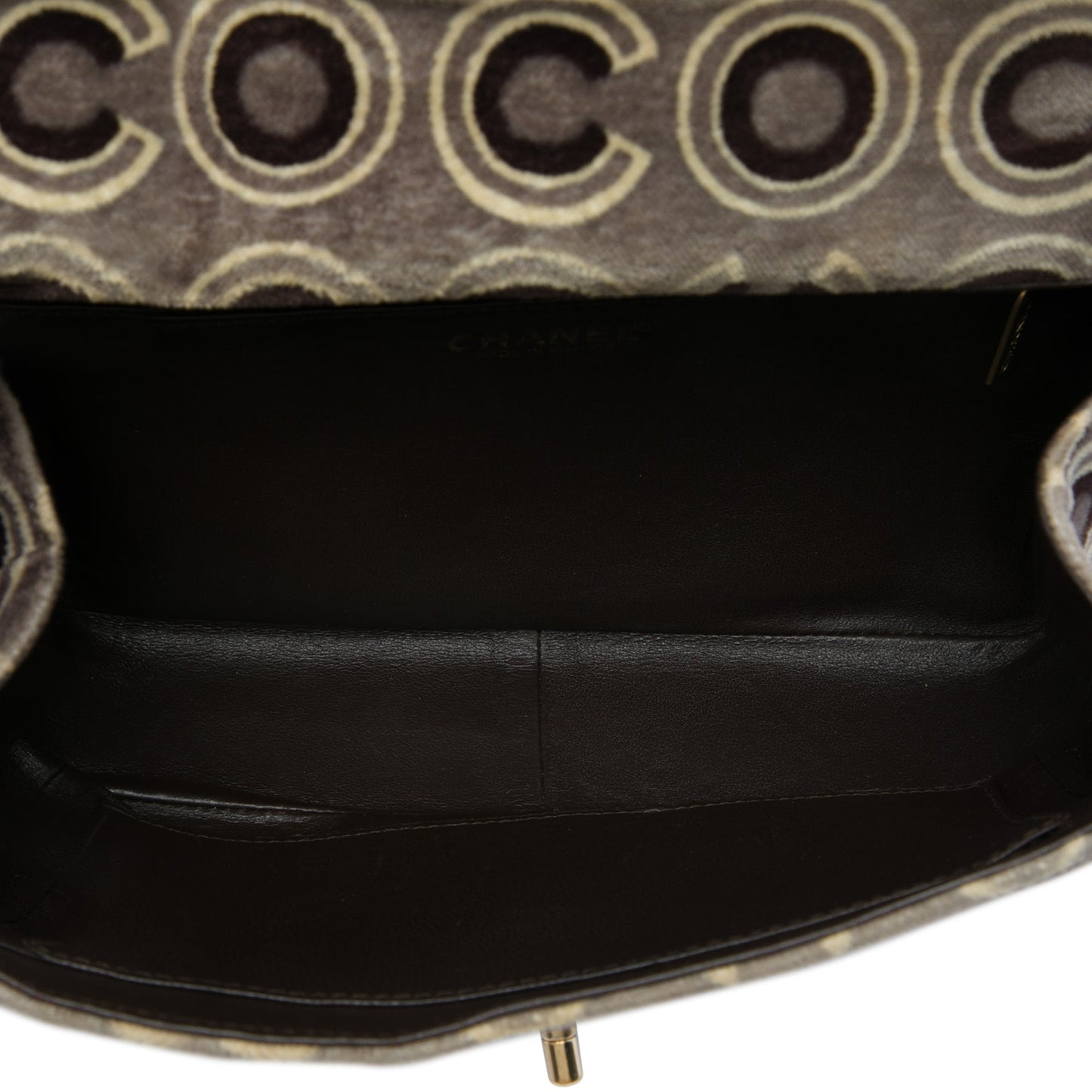 Chanel Coco Velvet Flap Box Top Handle Bag