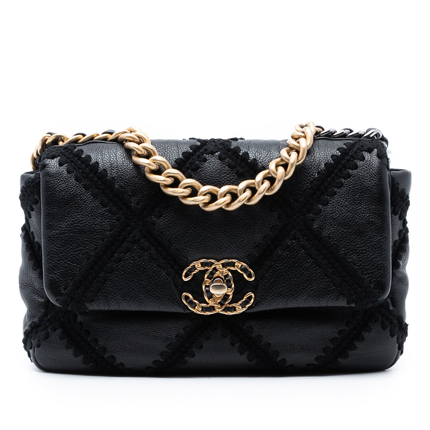 Chanel Medium Crochet Calfskin 19 Flap