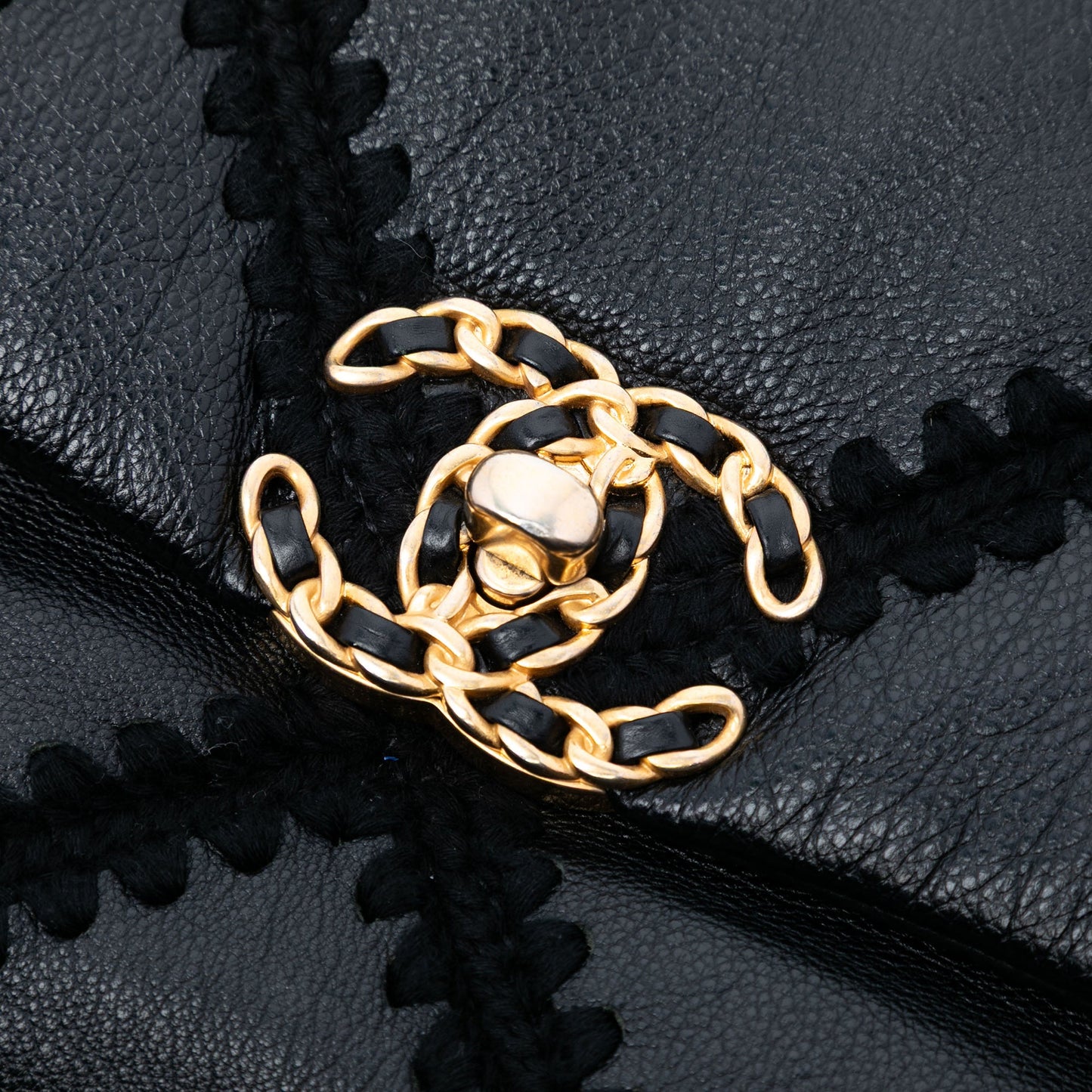 Chanel Medium Crochet Calfskin 19 Flap