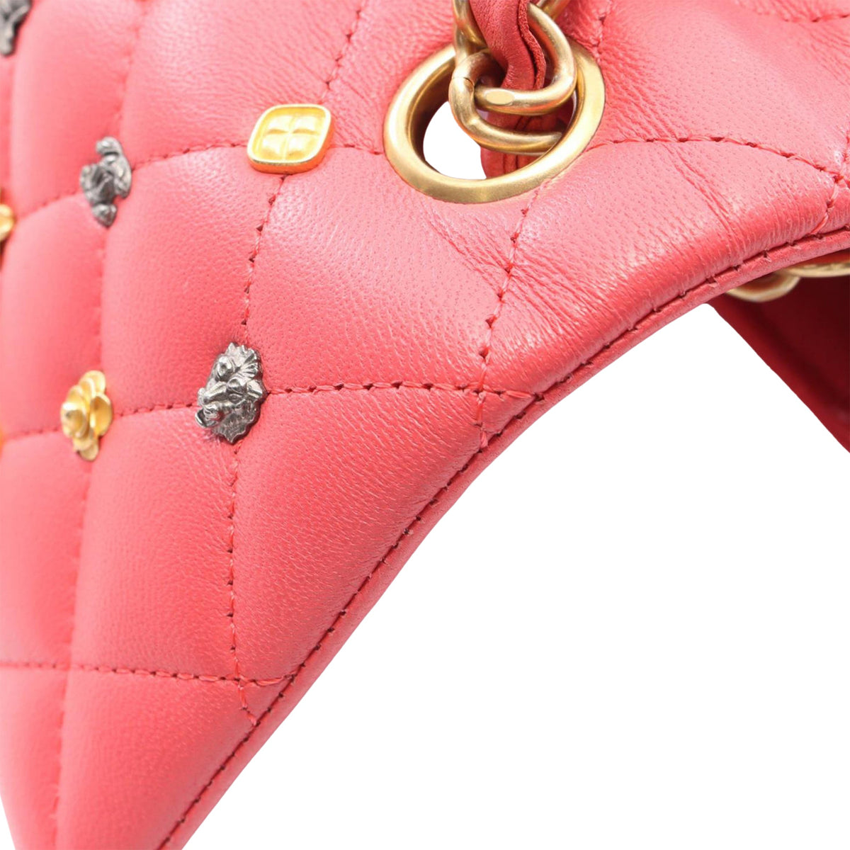Chanel Mini Rectangular Classic Lambskin Lucky Charms Single Flap