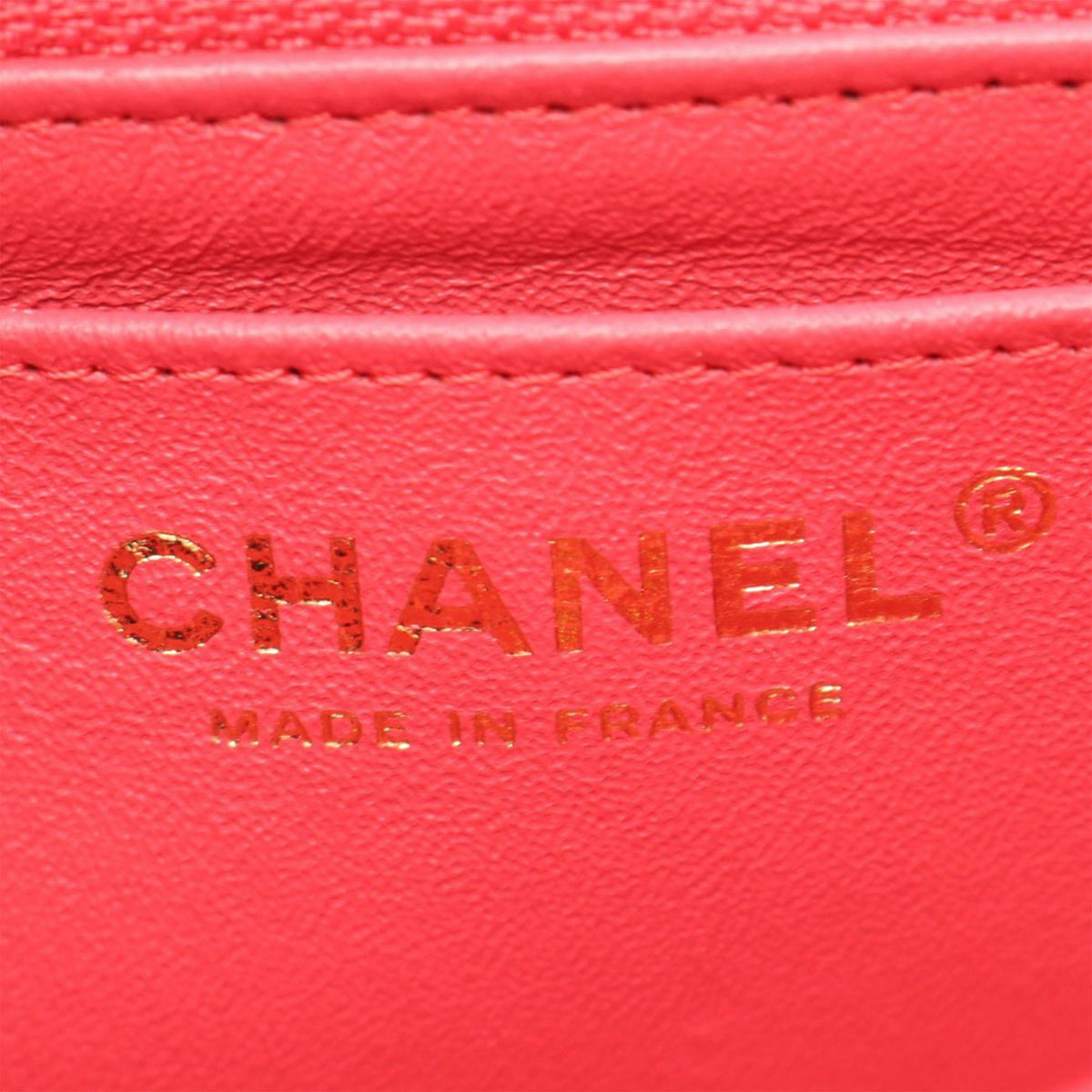 Chanel Mini Rectangular Classic Lambskin Lucky Charms Single Flap
