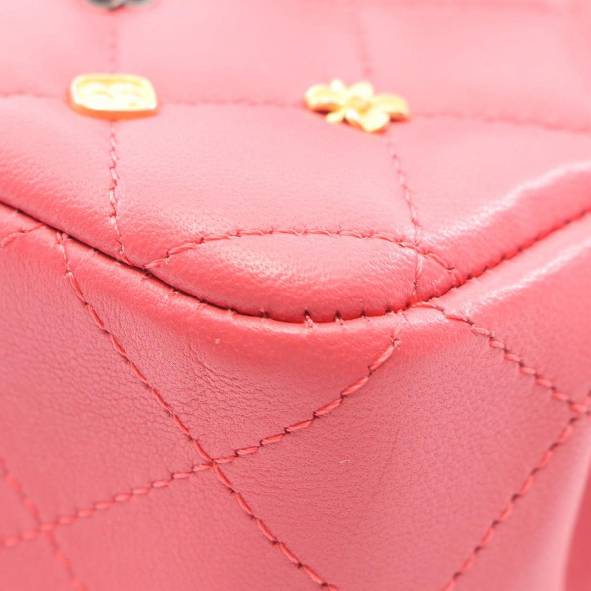 Chanel Mini Rectangular Classic Lambskin Lucky Charms Single Flap