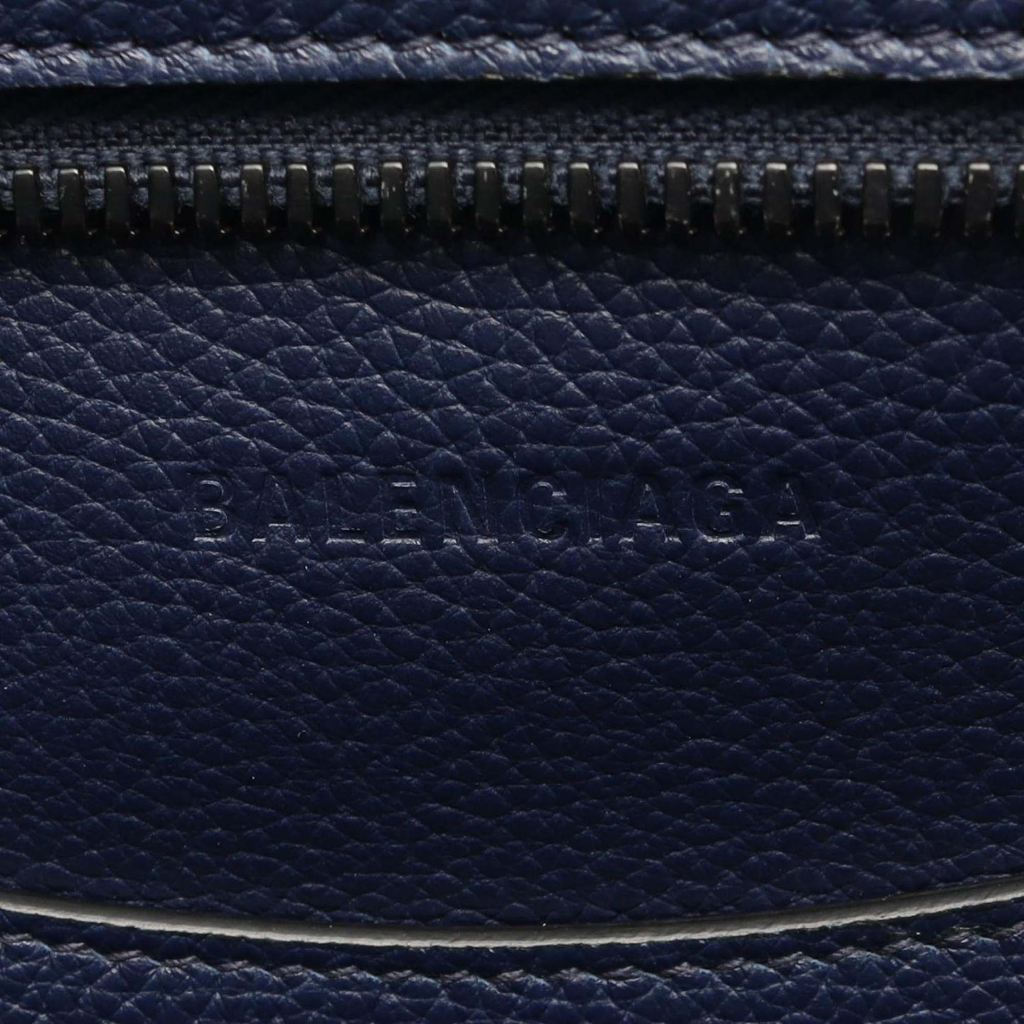 Balenciaga Large Grained Calfskin Motocross Neo Classic City Satchel