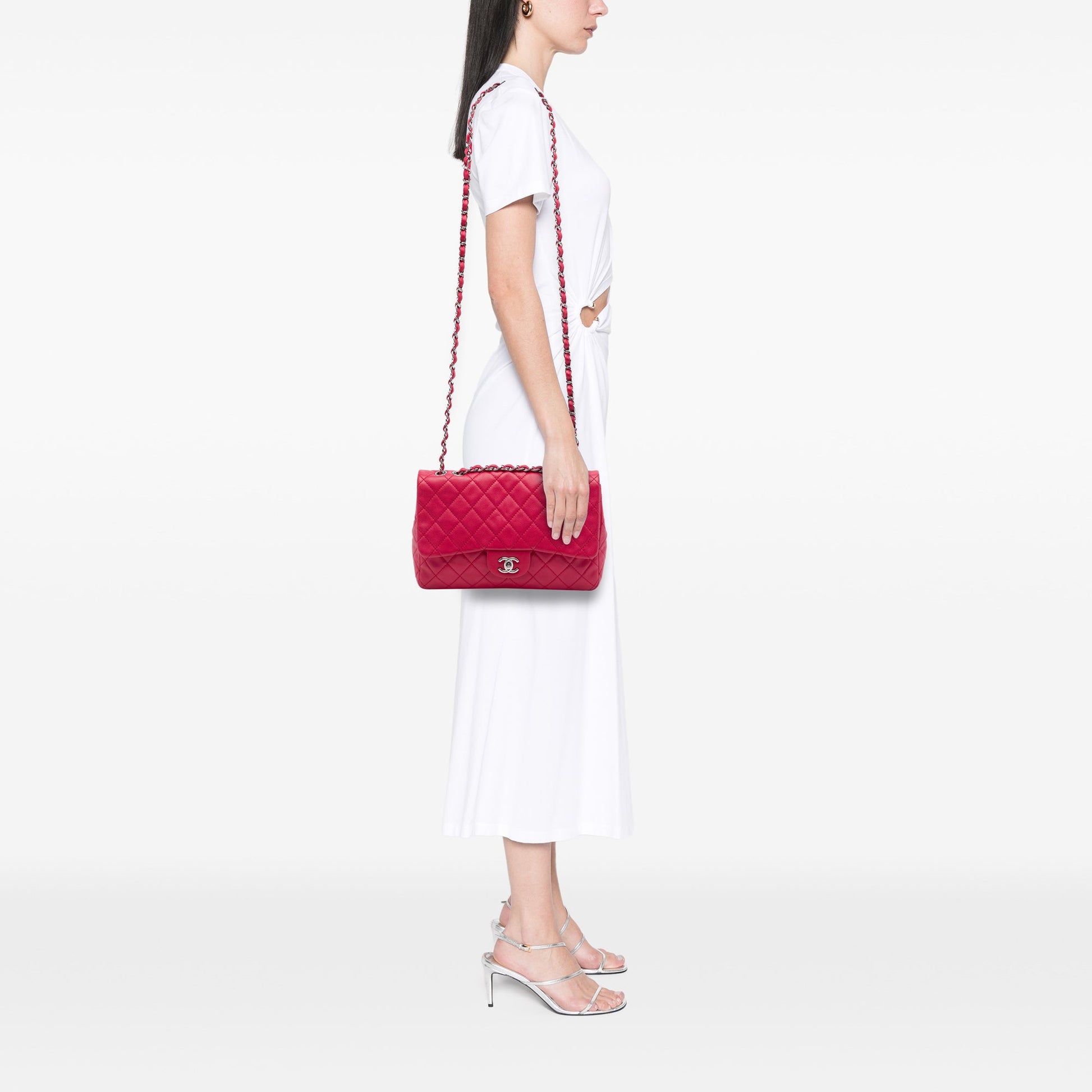 Chanel Jumbo Classic Caviar Single Flap
