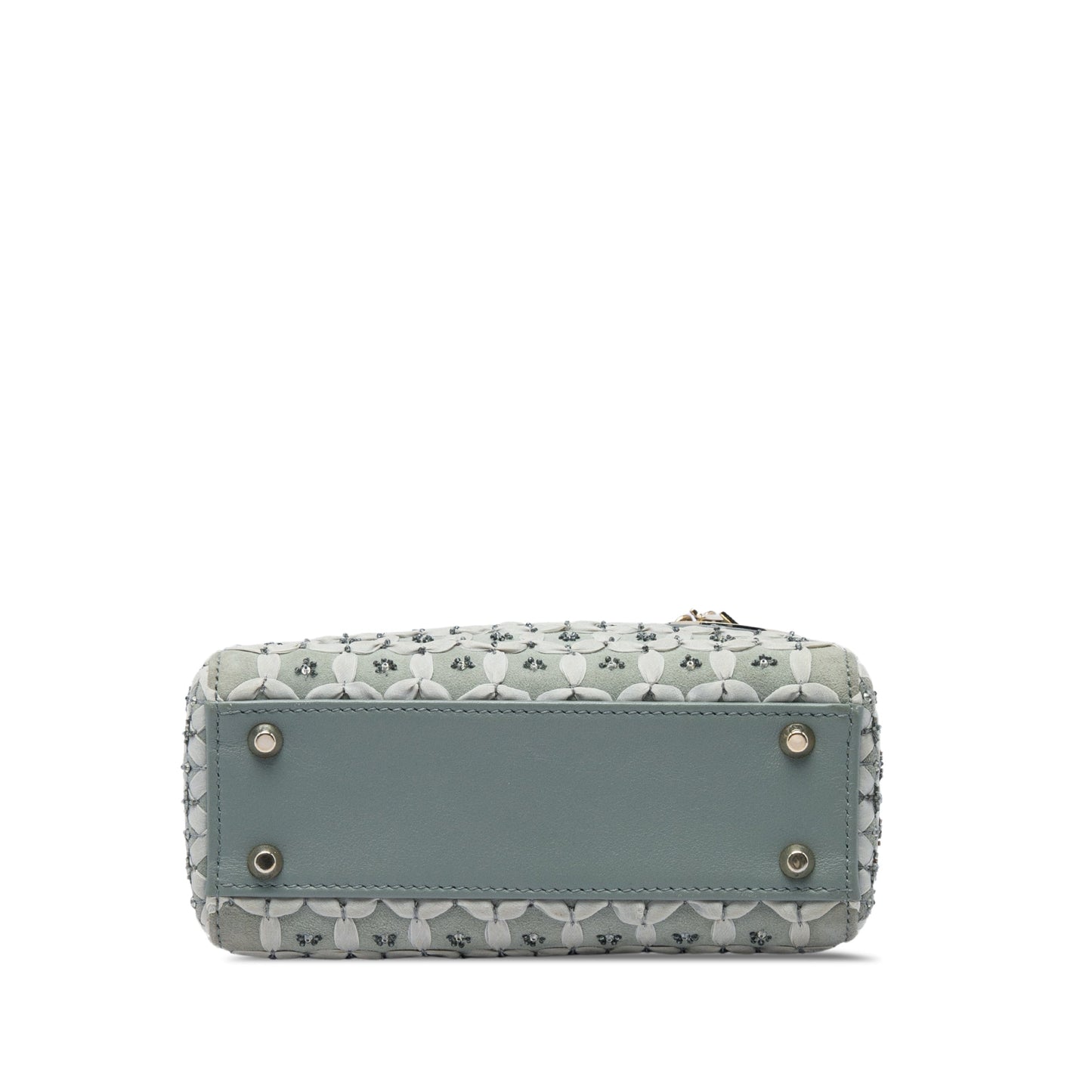Dior Mini Suede Stone And Beads Lady Dior