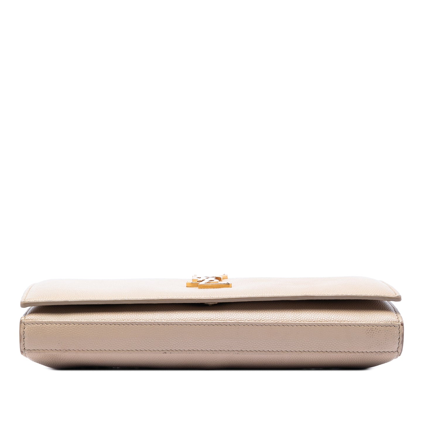 Saint Laurent Grain De Poudre Monogram Kate Wallet On Chain