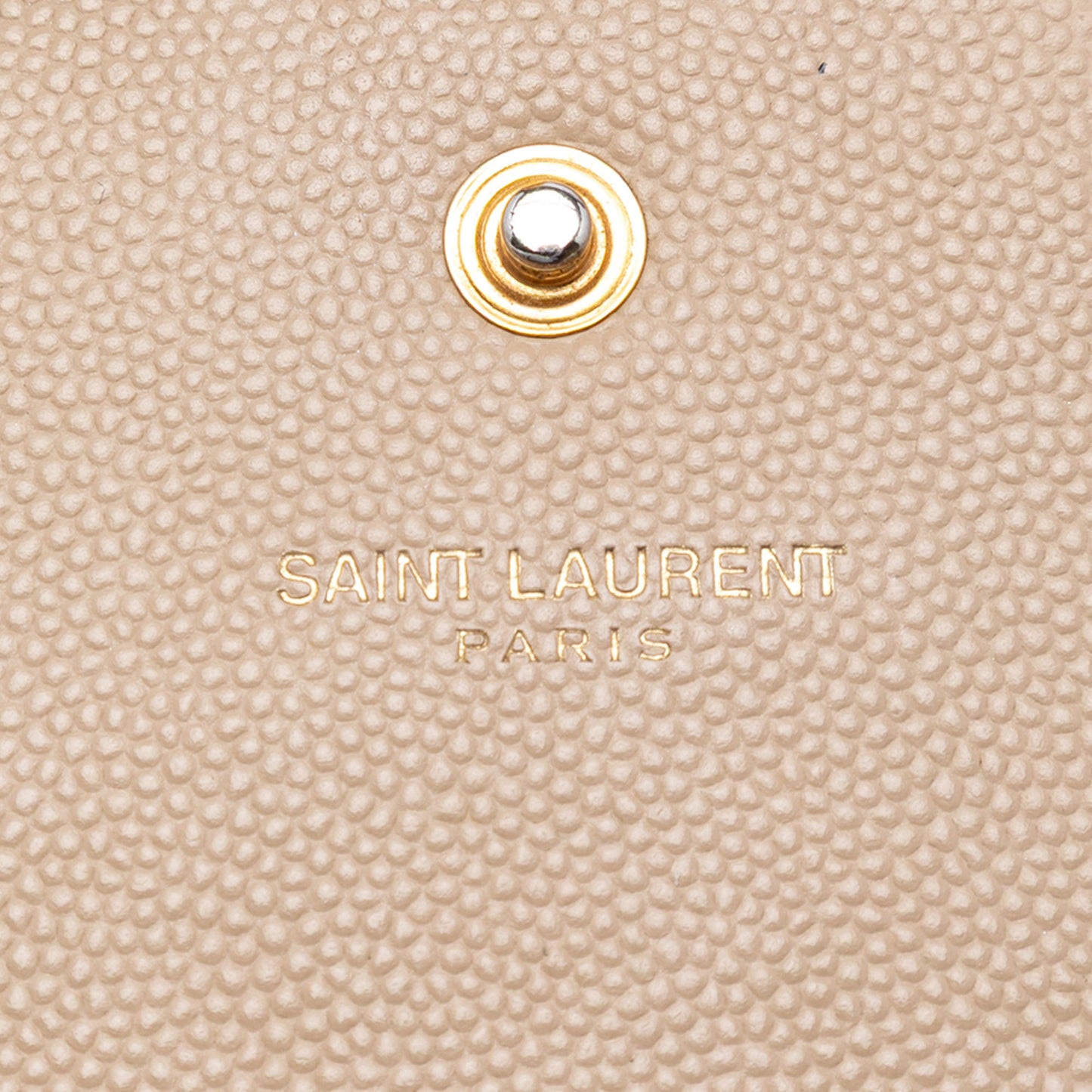Saint Laurent Grain De Poudre Monogram Kate Wallet On Chain