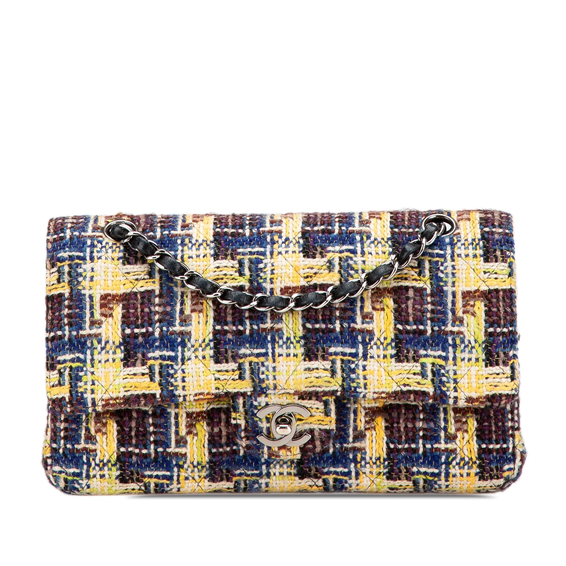 Chanel Medium Classic Tweed Double Flap
