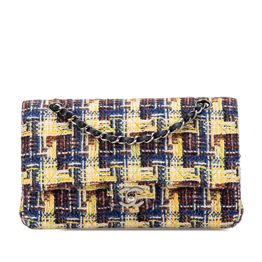 Chanel Medium Classic Tweed Double Flap