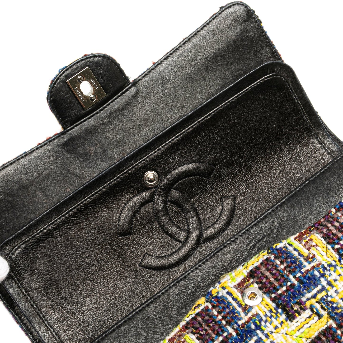 Chanel Medium Classic Tweed Double Flap