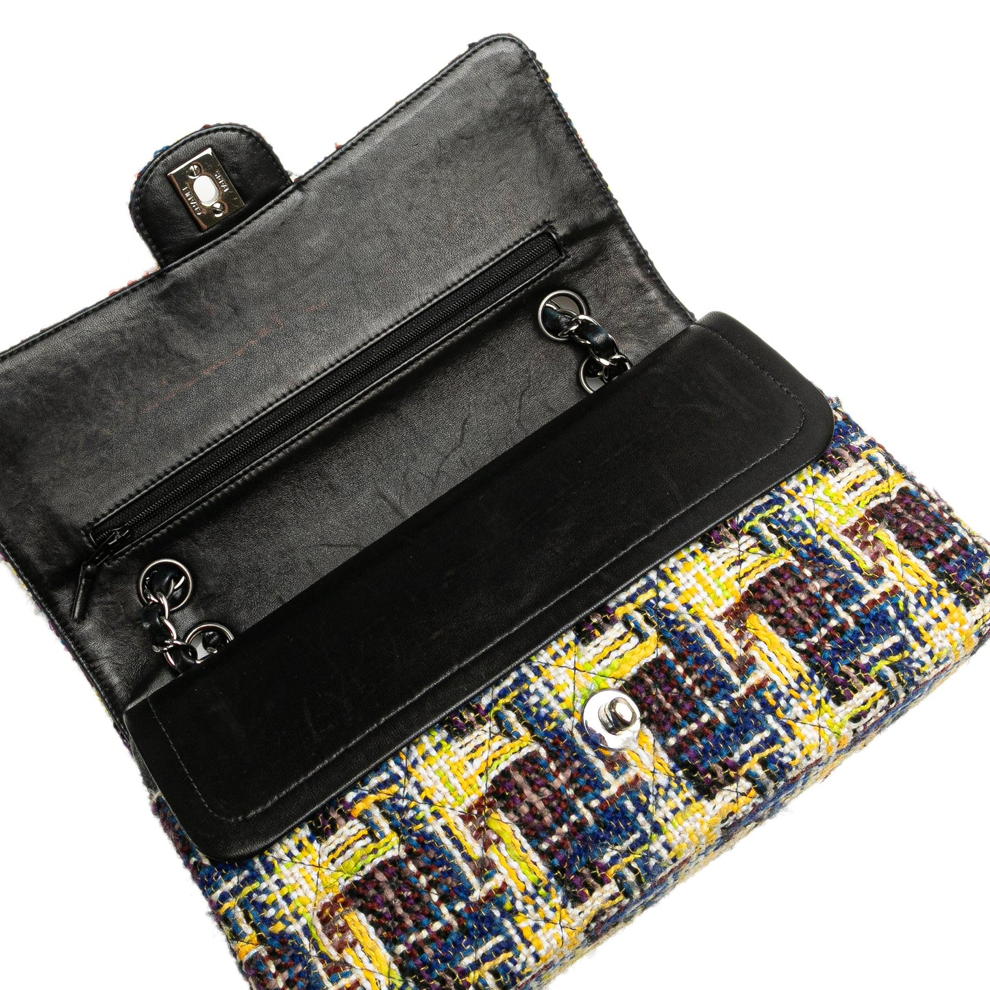 Chanel Medium Classic Tweed Double Flap
