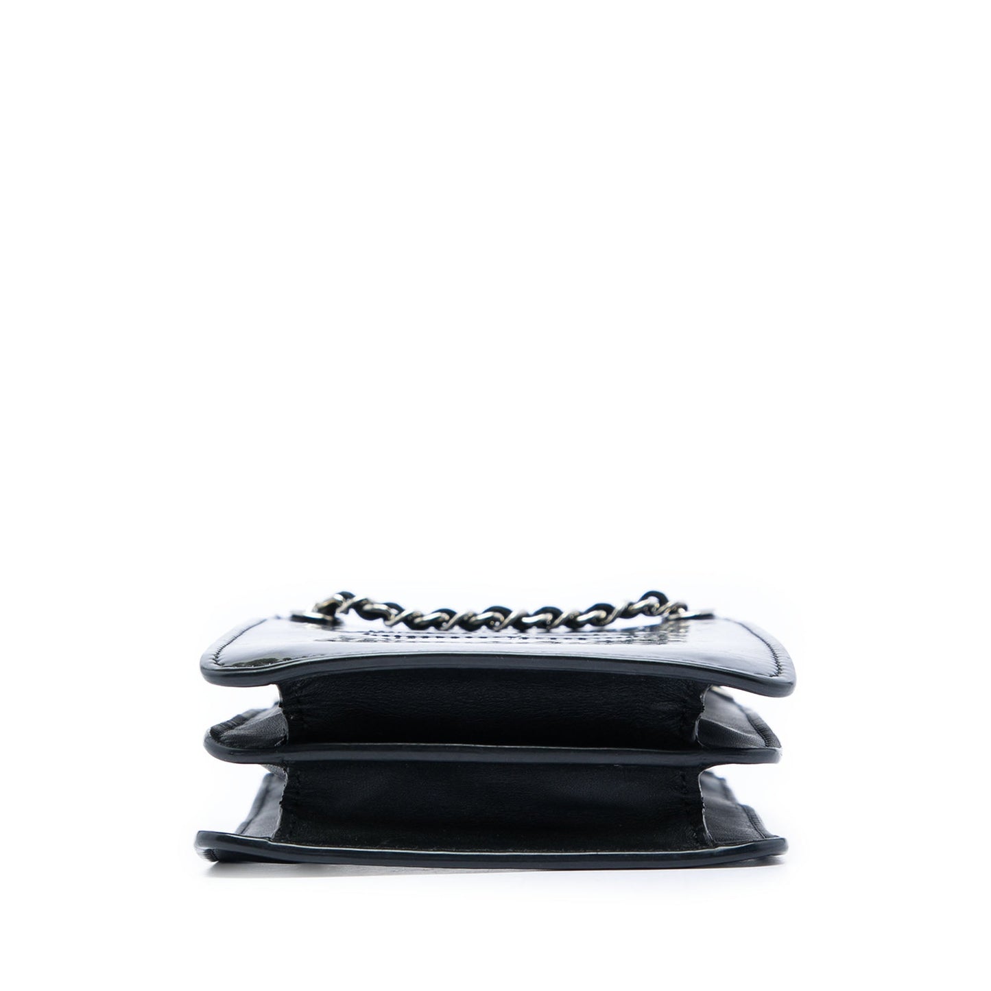 Chanel CC Patent Phone Holder Crossbody