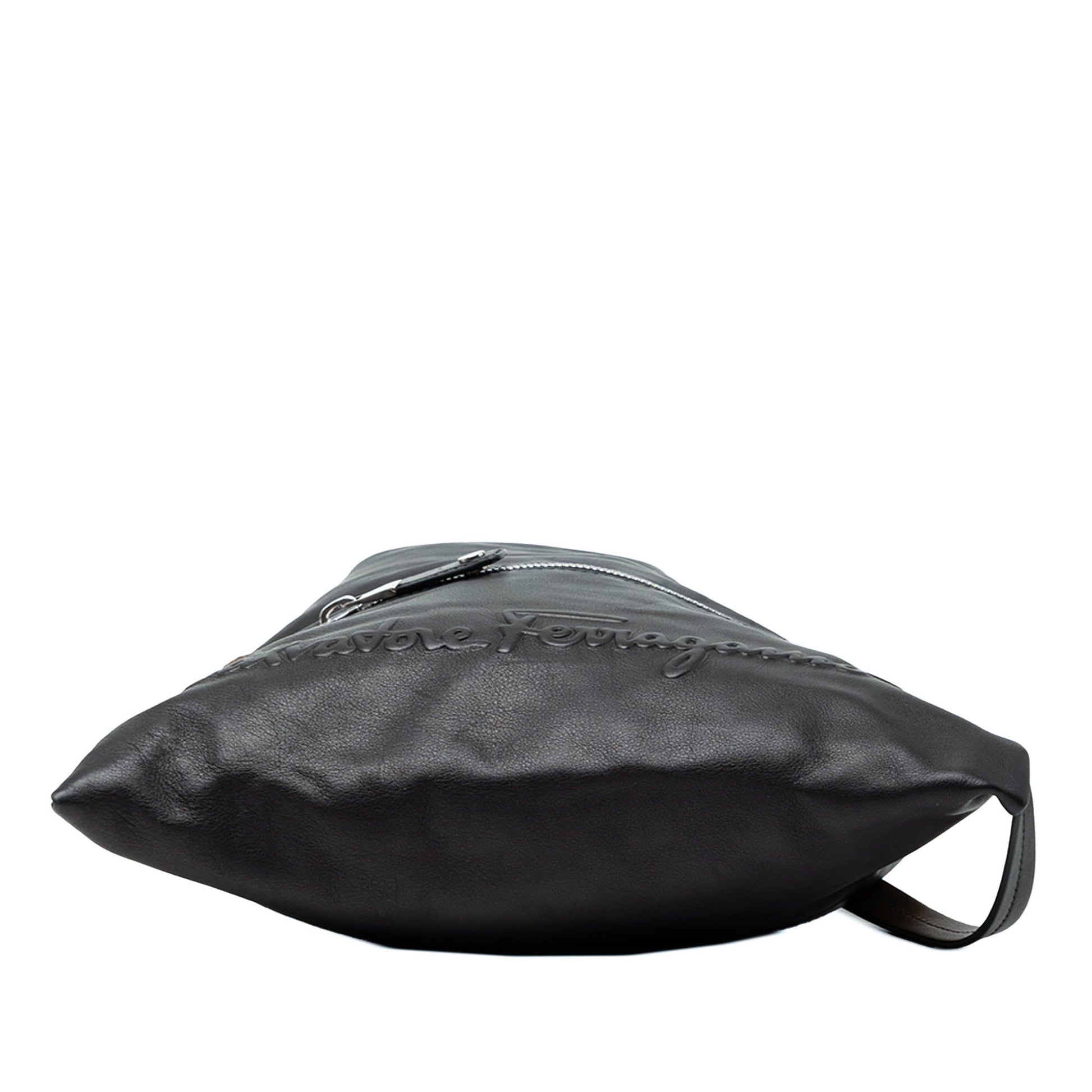 Ferragamo Leather Kentucky Drawstring Backpack