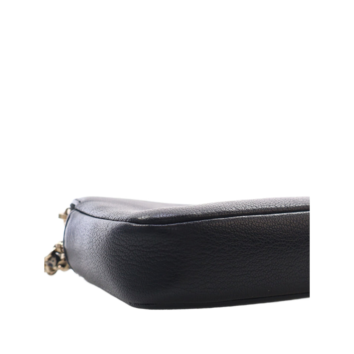 Chanel CC Calfskin Double Zip Wallet On Chain — Black